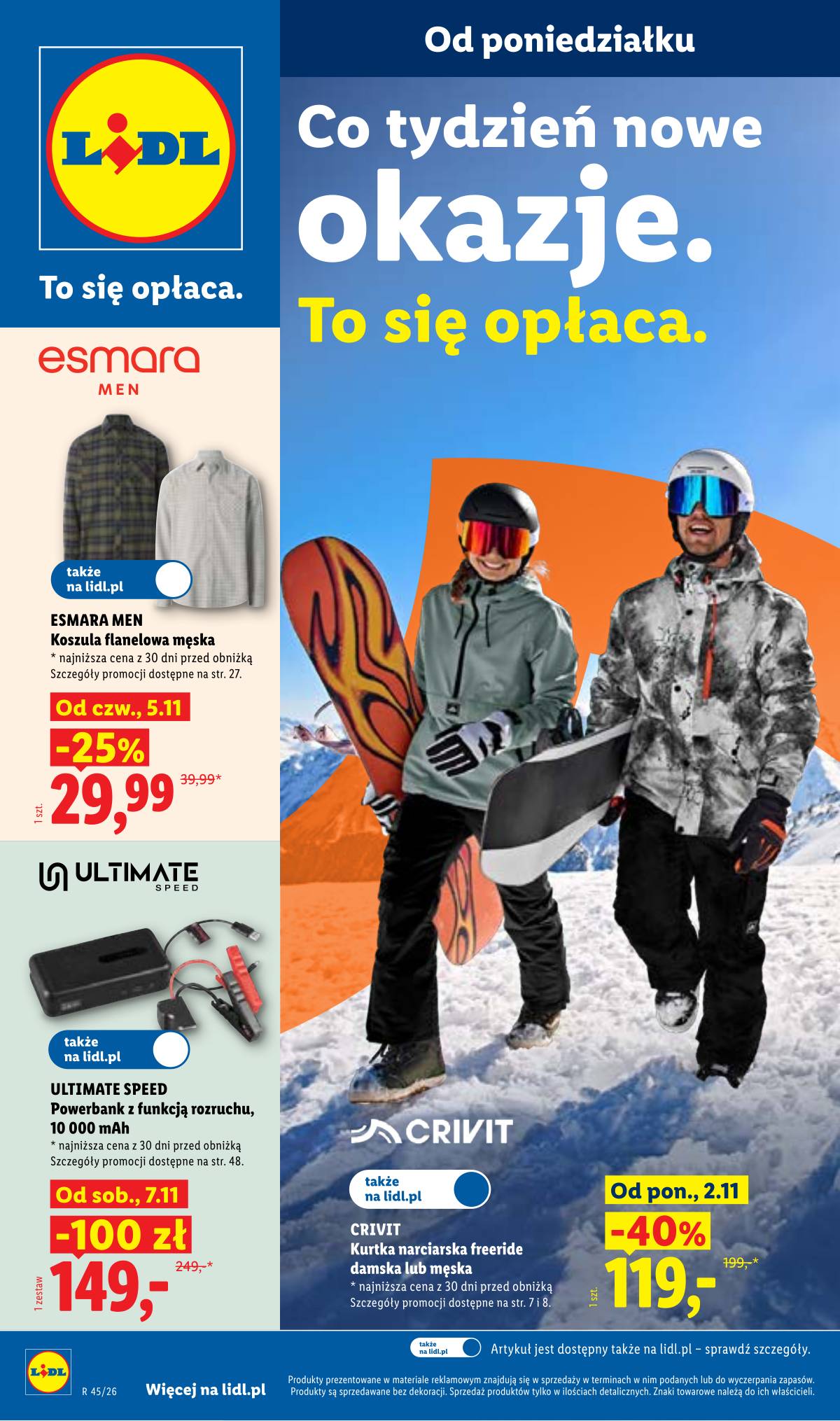 Lidl Lenkija - Katalog 1 puslapis
