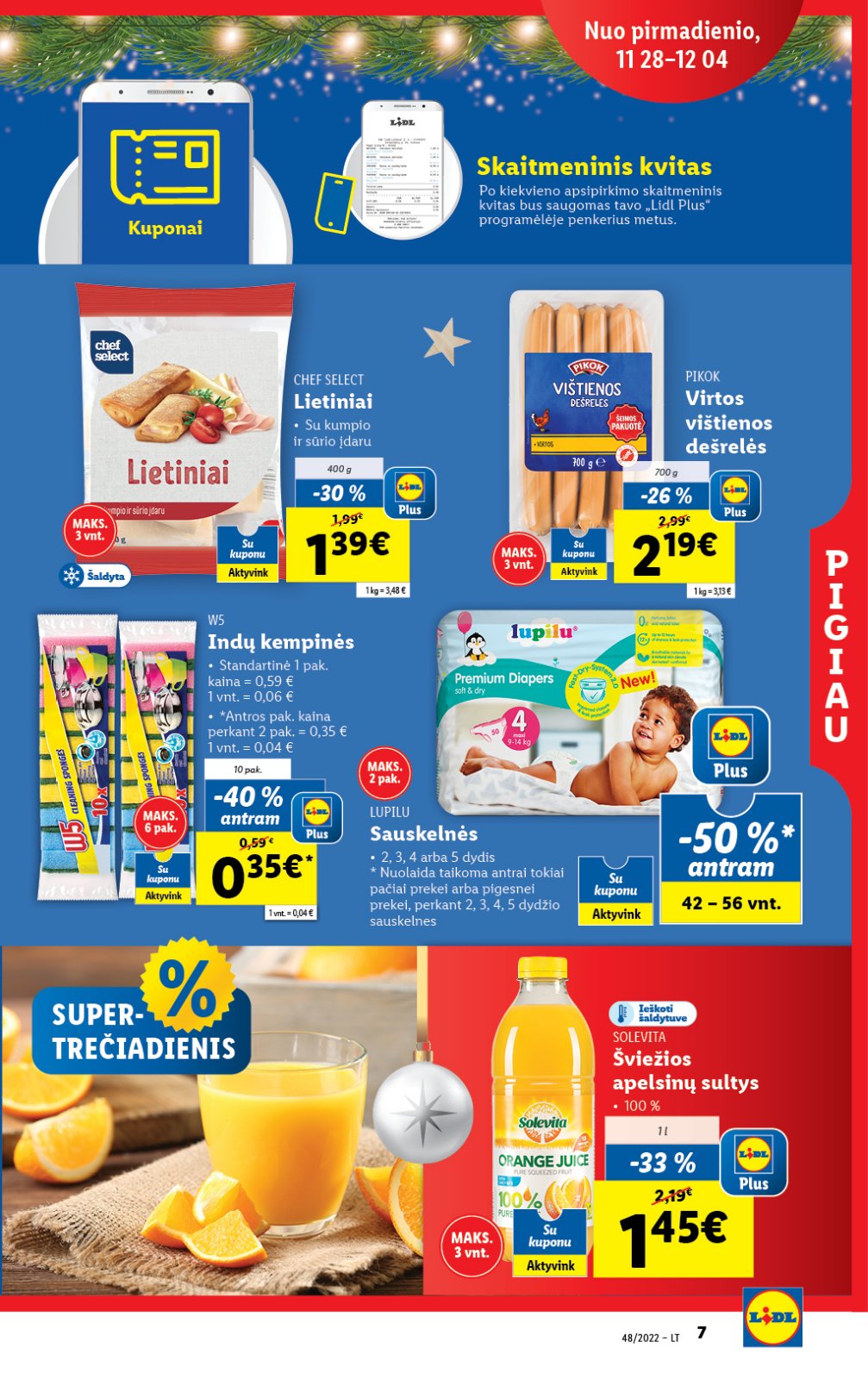 Lidl 'MAISTO PREKIŲ PASIŪLYMAI' 7 puslapis