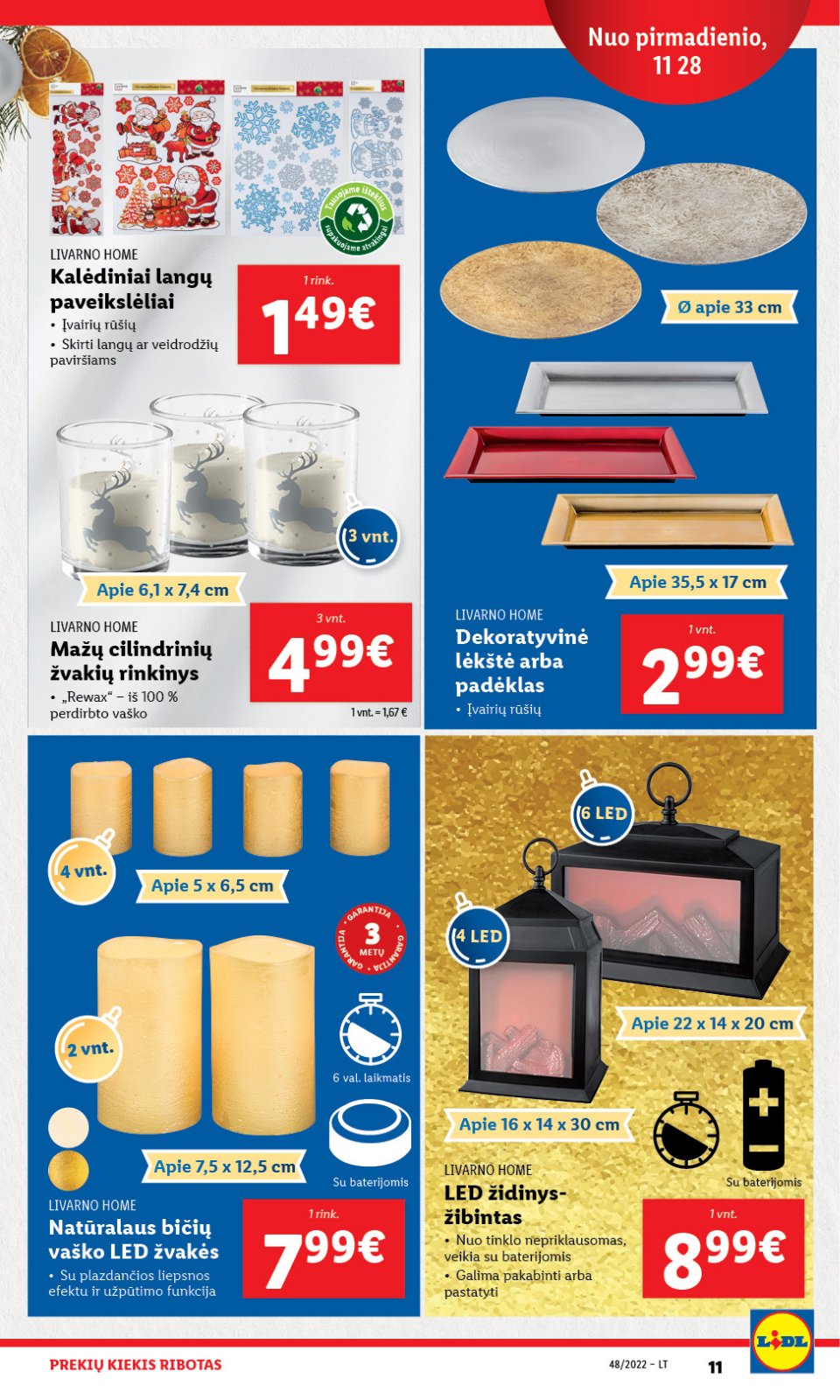 Lidl 'NE MAISTO PREKIŲ PASIŪLYMAI' 11 puslapis
