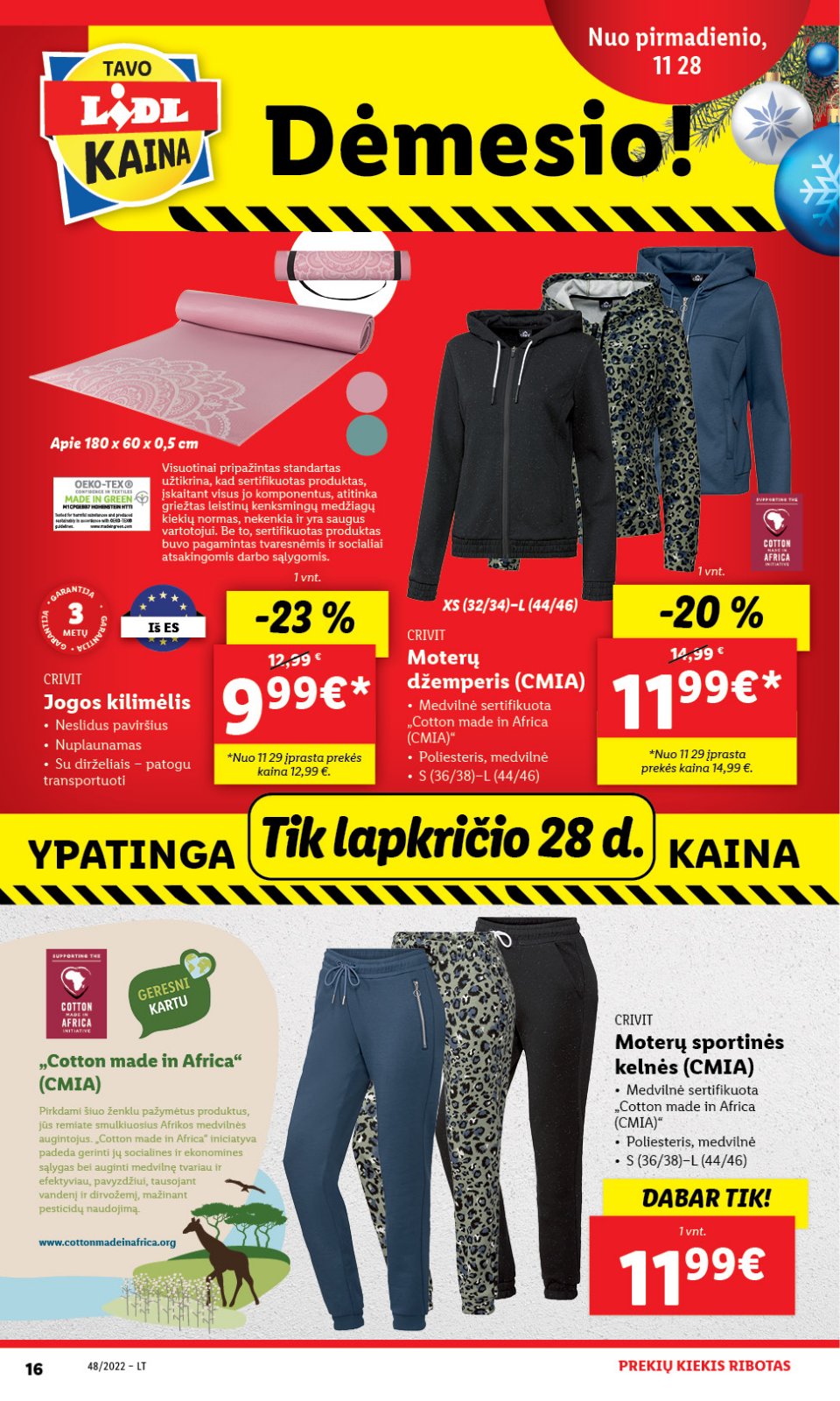 Lidl 'NE MAISTO PREKIŲ PASIŪLYMAI' 16 puslapis