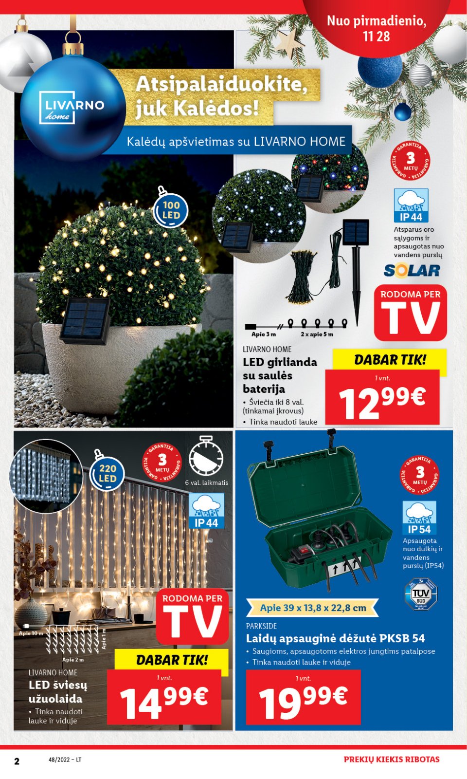 Lidl 'NE MAISTO PREKIŲ PASIŪLYMAI' 2 puslapis
