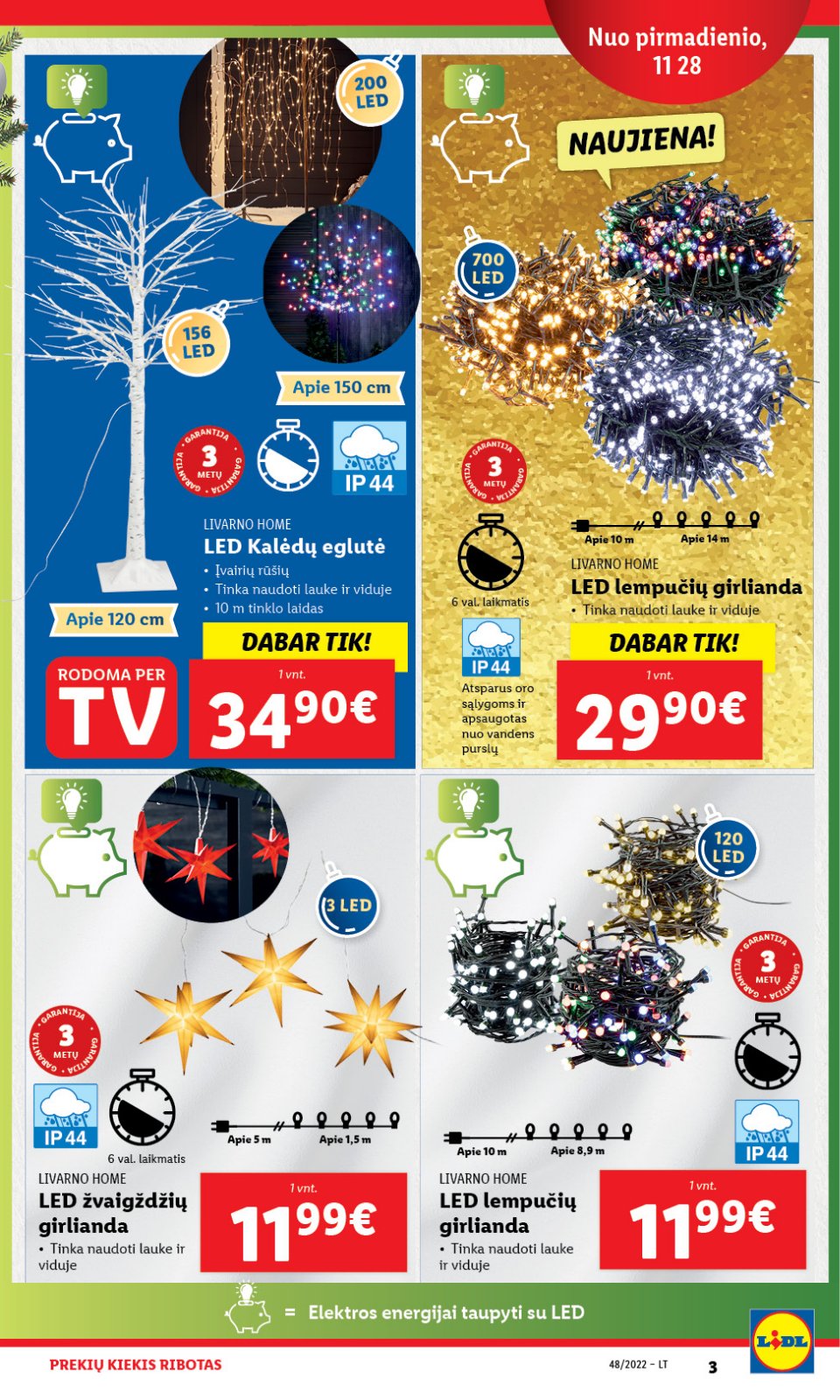 Lidl 'NE MAISTO PREKIŲ PASIŪLYMAI' 3 puslapis