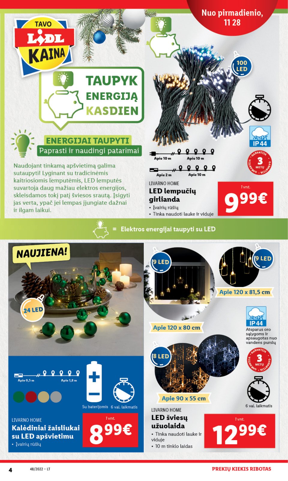 Lidl 'NE MAISTO PREKIŲ PASIŪLYMAI' 4 puslapis
