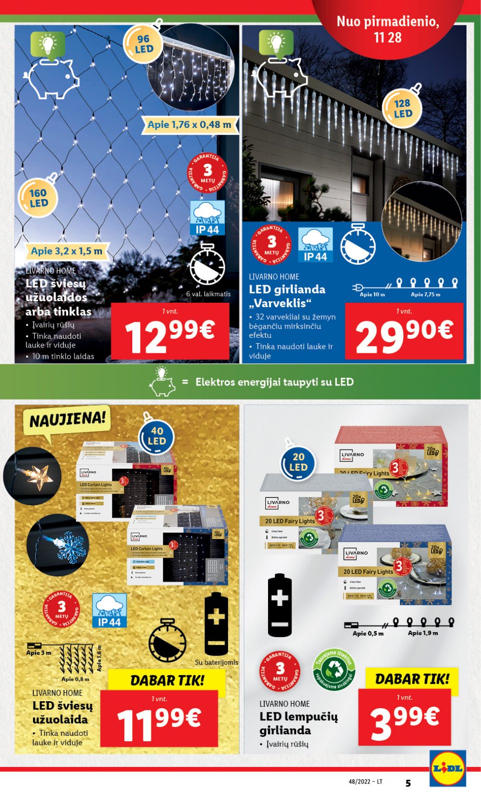 Lidl 'NE MAISTO PREKIŲ PASIŪLYMAI' 5 puslapis