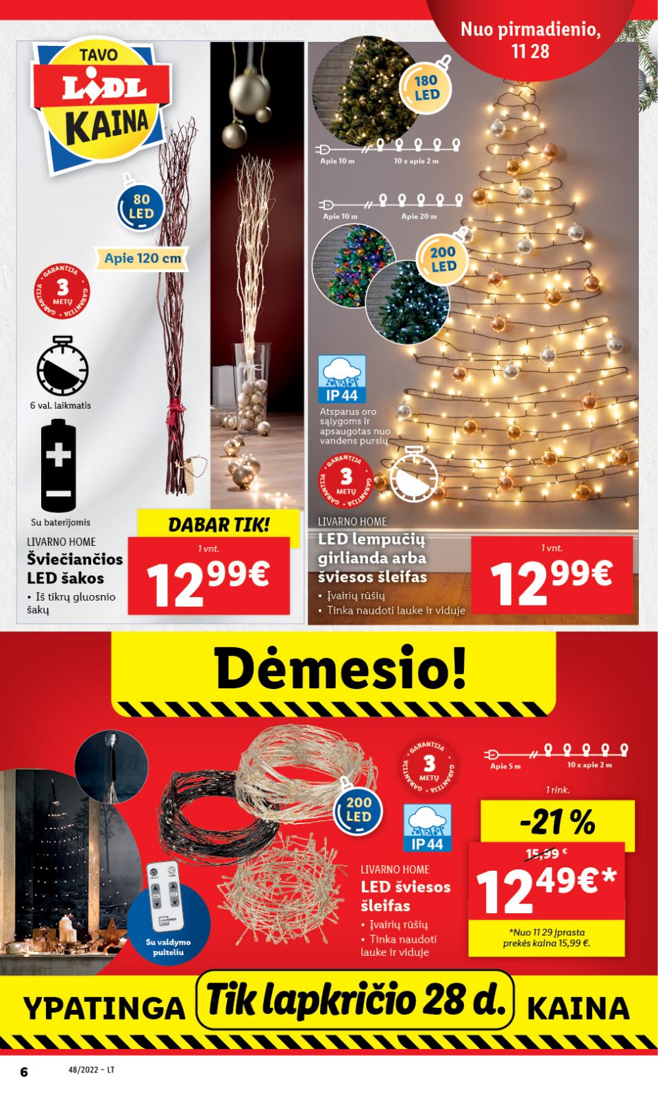 Lidl 'NE MAISTO PREKIŲ PASIŪLYMAI' 6 puslapis