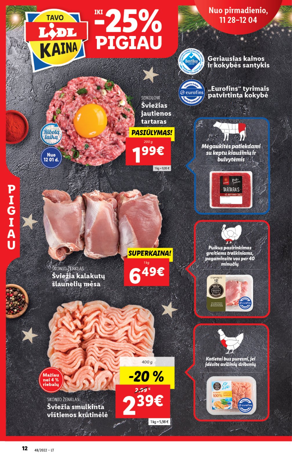 Lidl 'MAISTO PREKIŲ PASIŪLYMAI' 12 puslapis