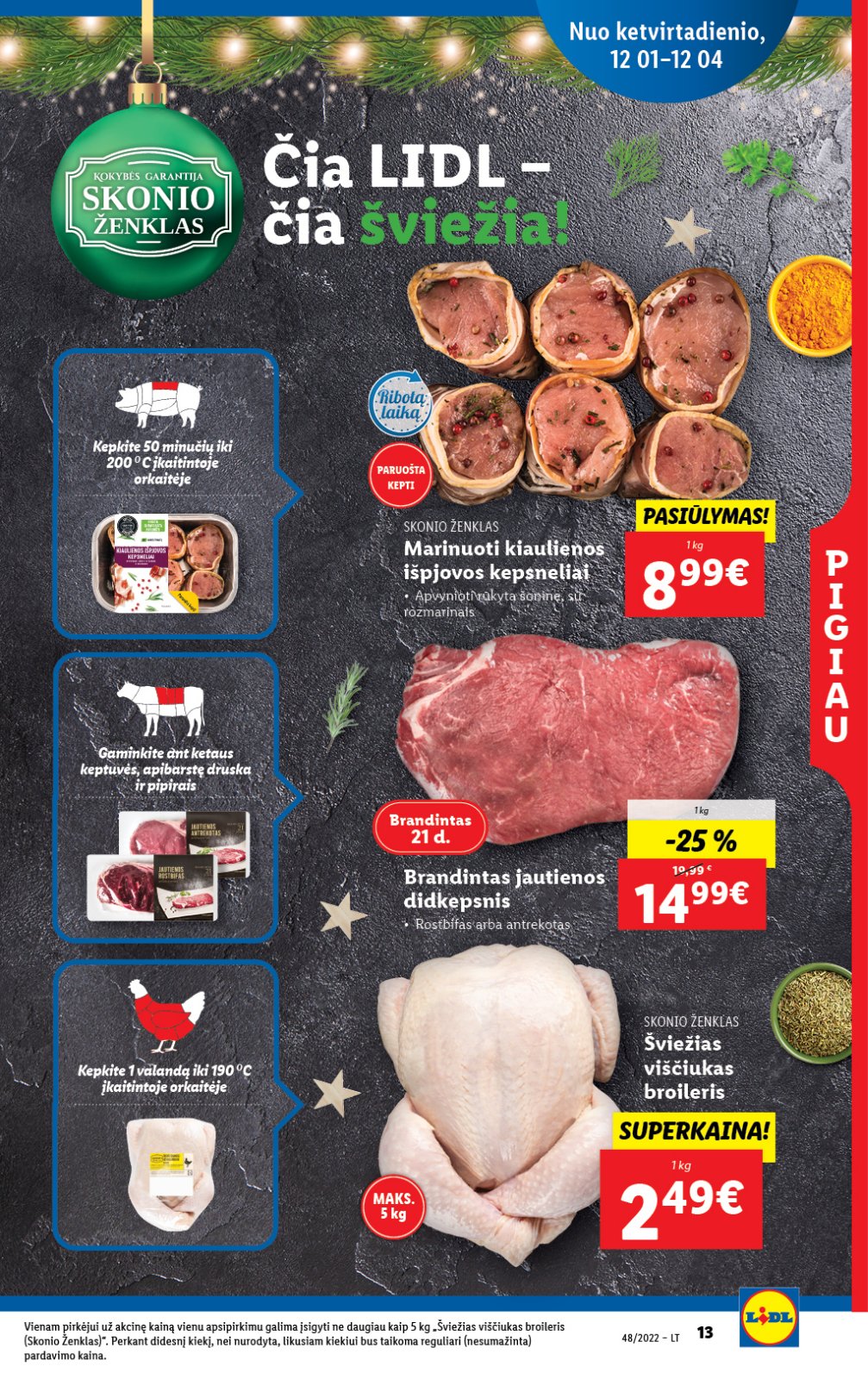 Lidl 'MAISTO PREKIŲ PASIŪLYMAI' 13 puslapis