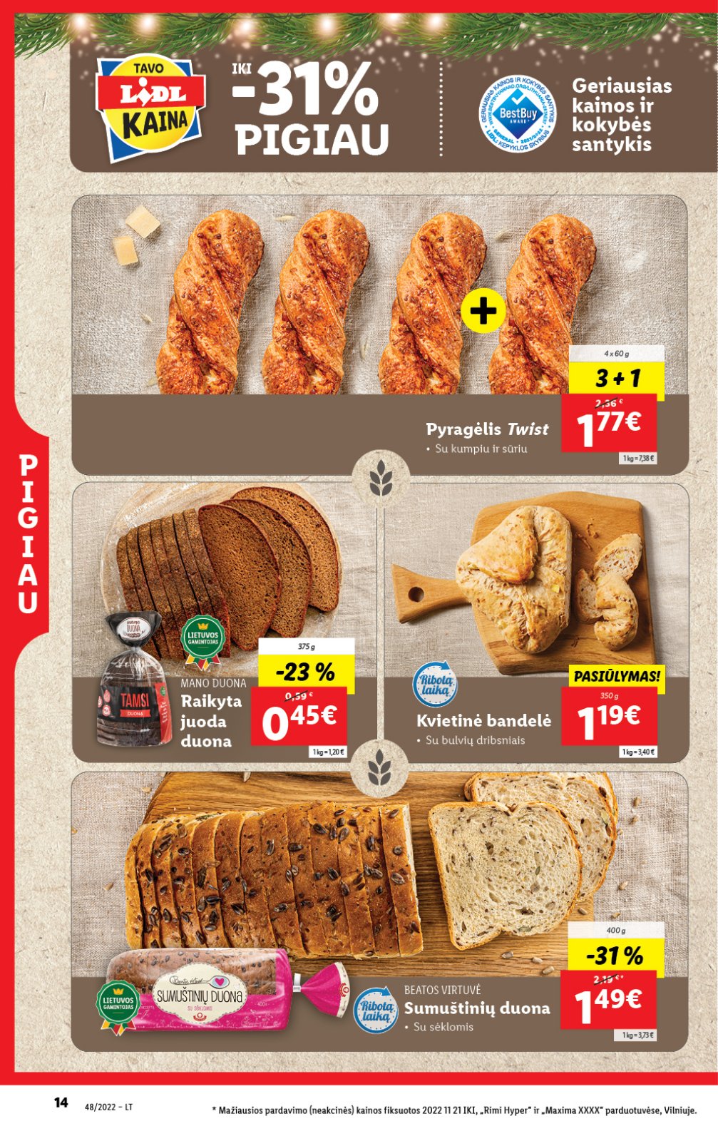 Lidl 'MAISTO PREKIŲ PASIŪLYMAI' 14 puslapis