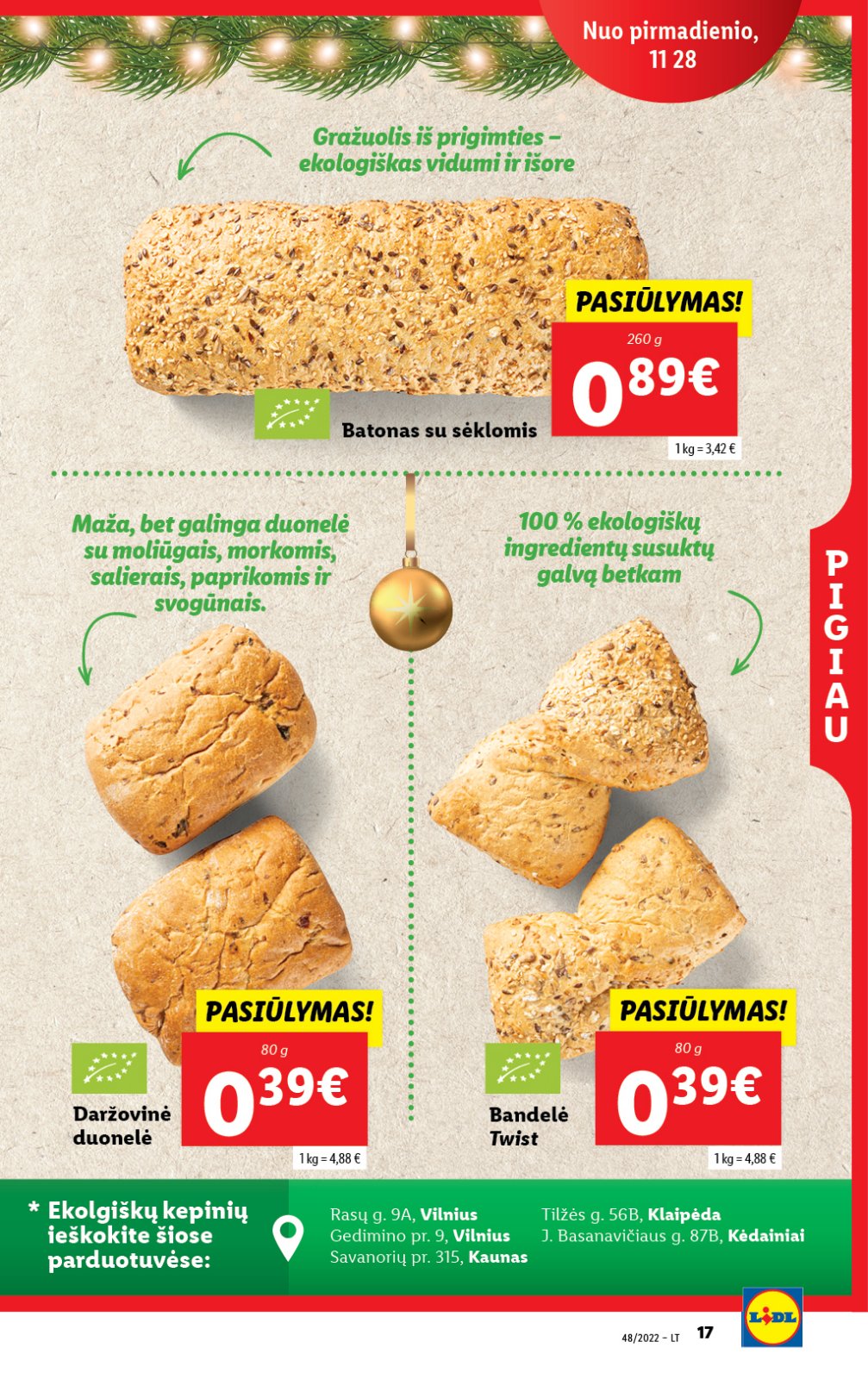 Lidl 'MAISTO PREKIŲ PASIŪLYMAI' 17 puslapis