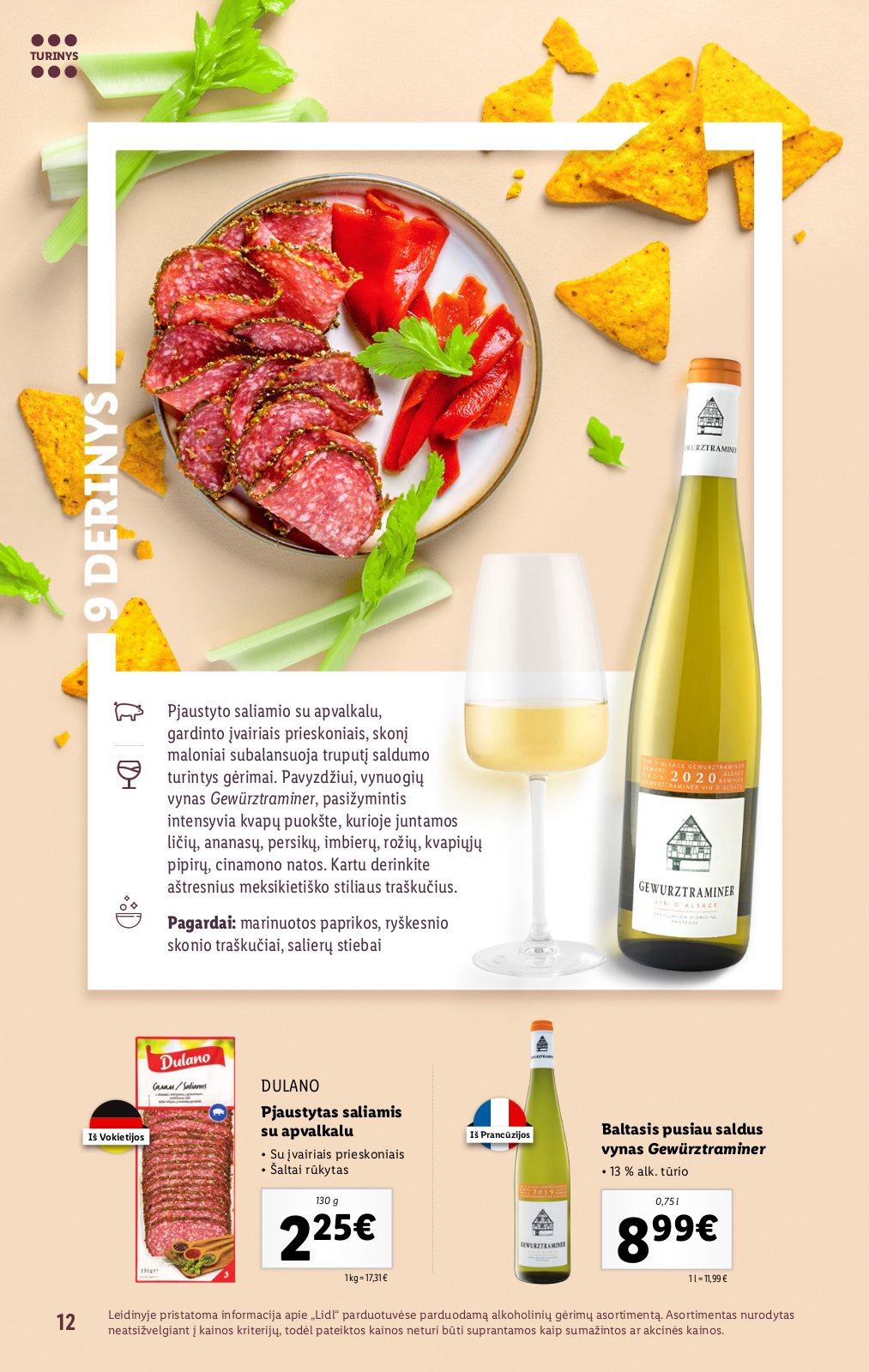 Lidl 'Suderintų skonių akimirkoms' 12 puslapis