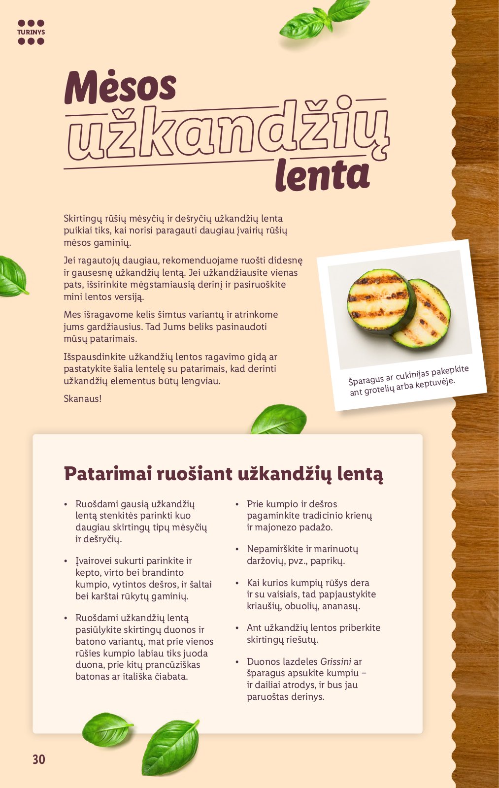 Lidl 'Suderintų skonių akimirkoms' 30 puslapis