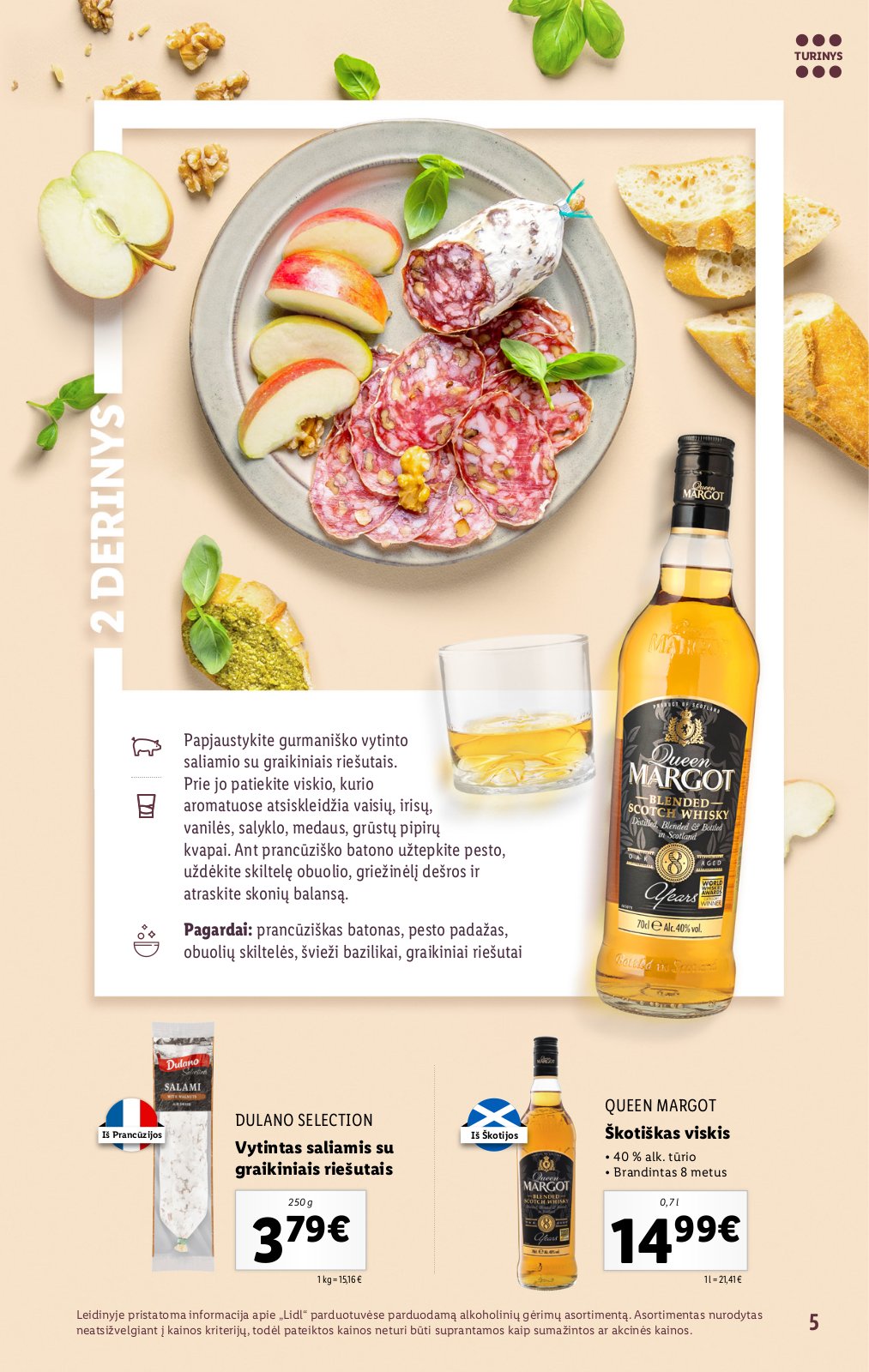 Lidl 'Suderintų skonių akimirkoms' 5 puslapis