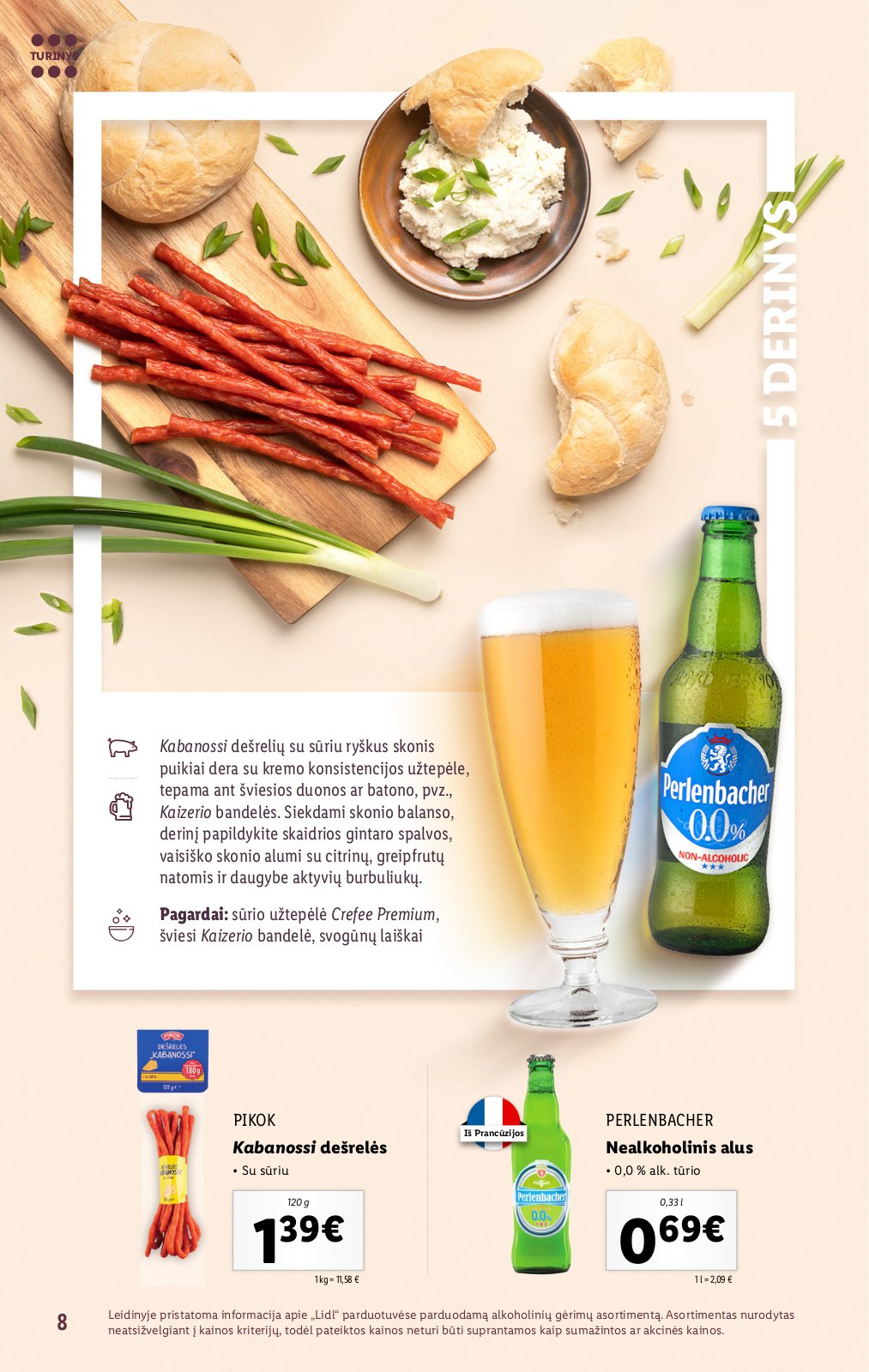 Lidl 'Suderintų skonių akimirkoms' 8 puslapis