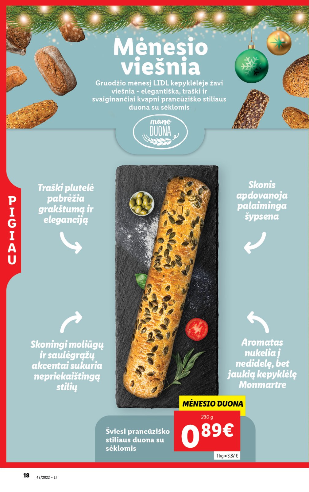 Lidl 'MAISTO PREKIŲ PASIŪLYMAI' 18 puslapis