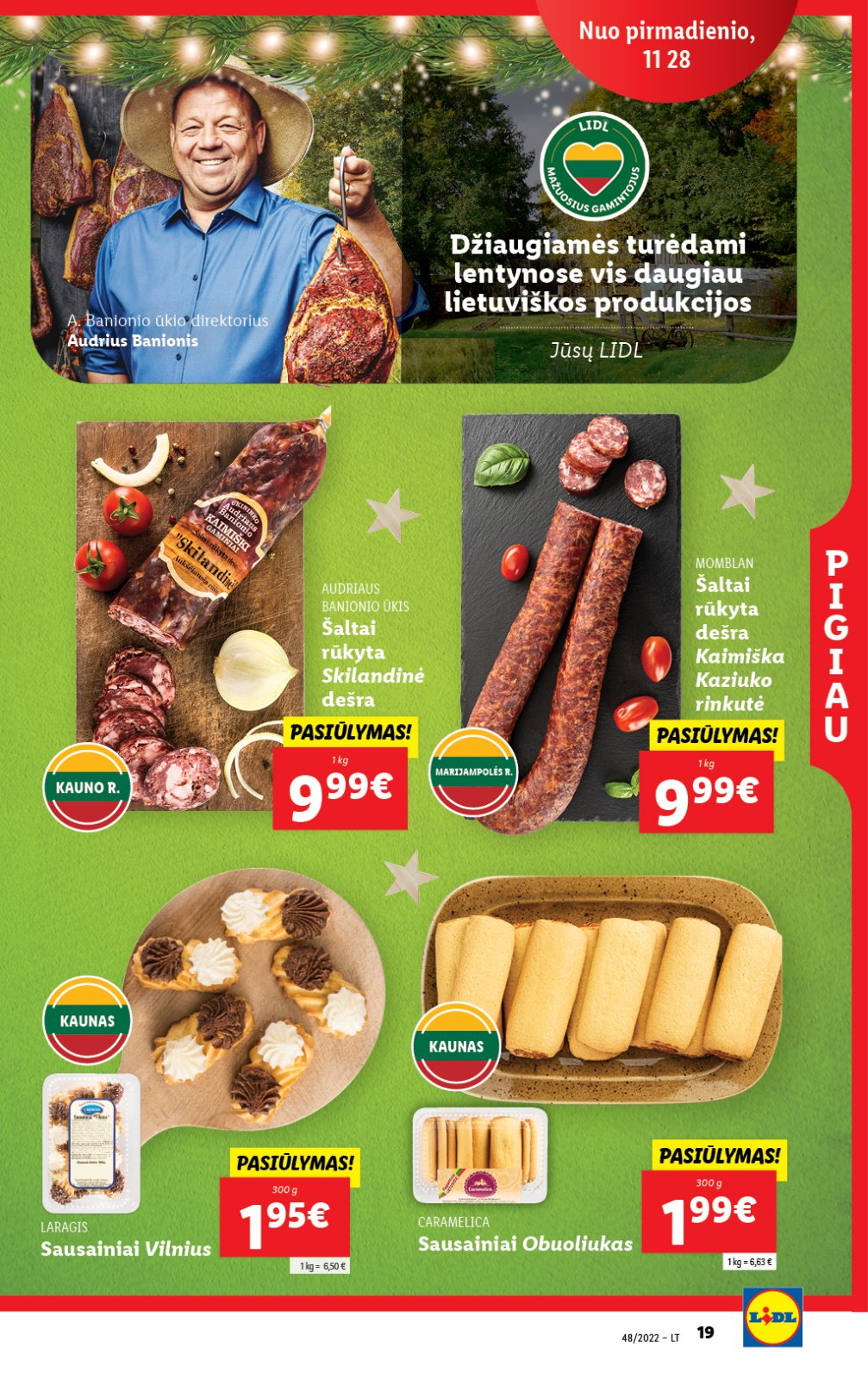 Lidl 'MAISTO PREKIŲ PASIŪLYMAI' 19 puslapis