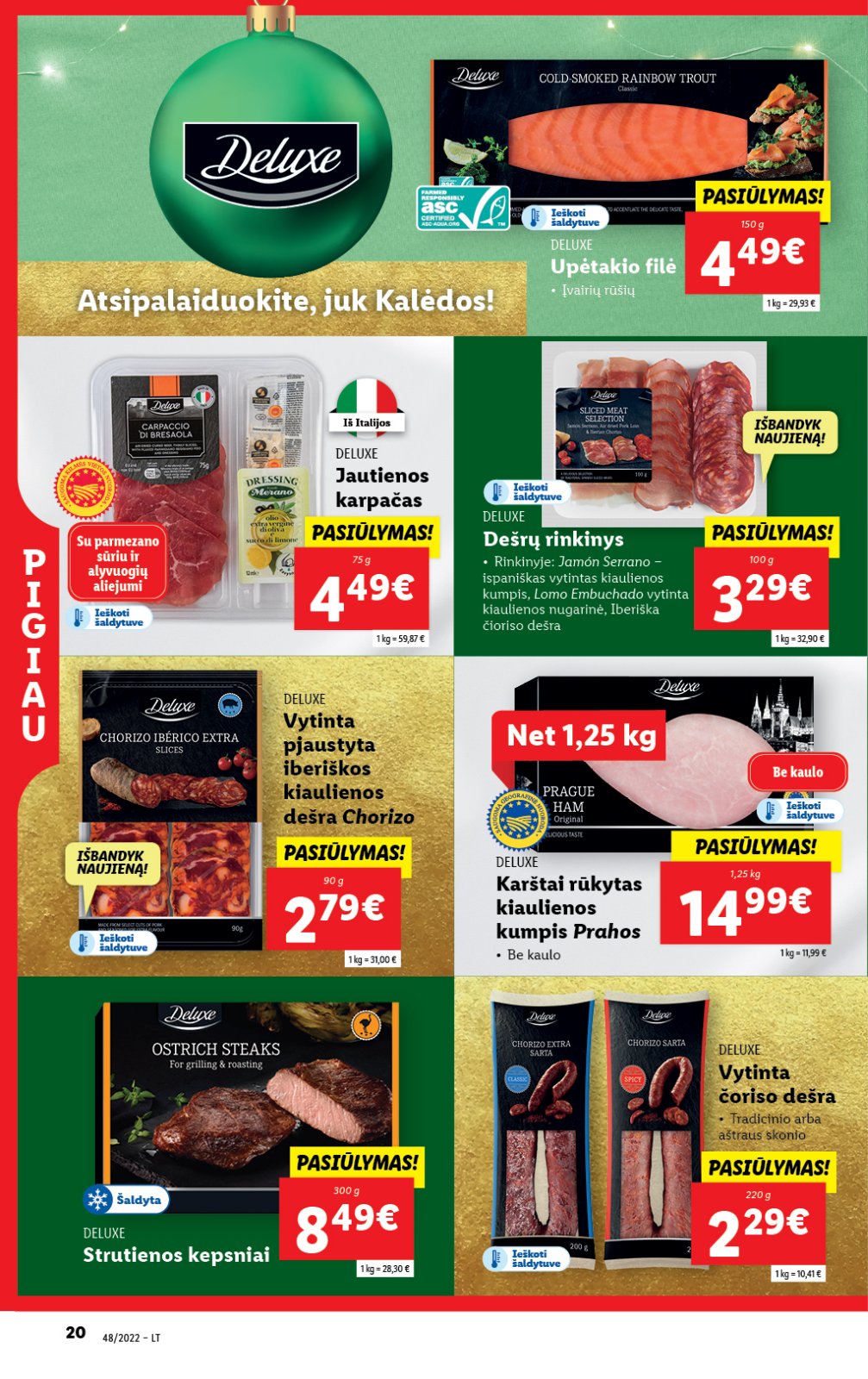 Lidl 'MAISTO PREKIŲ PASIŪLYMAI' 20 puslapis