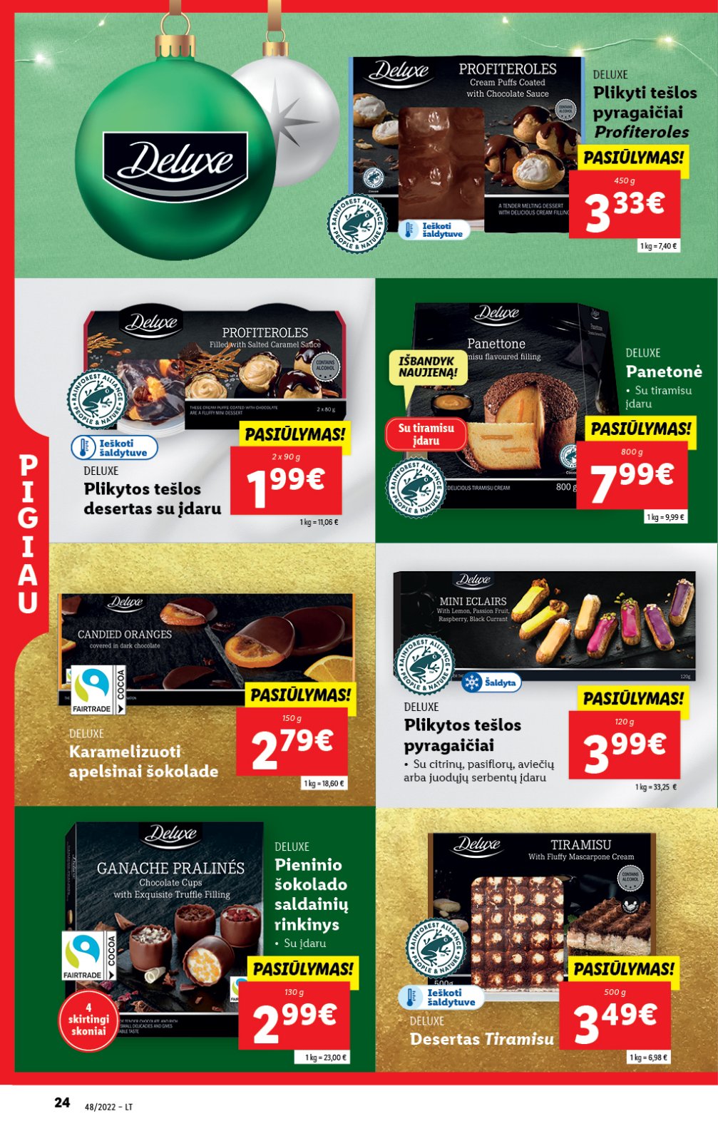 Lidl 'MAISTO PREKIŲ PASIŪLYMAI' 24 puslapis