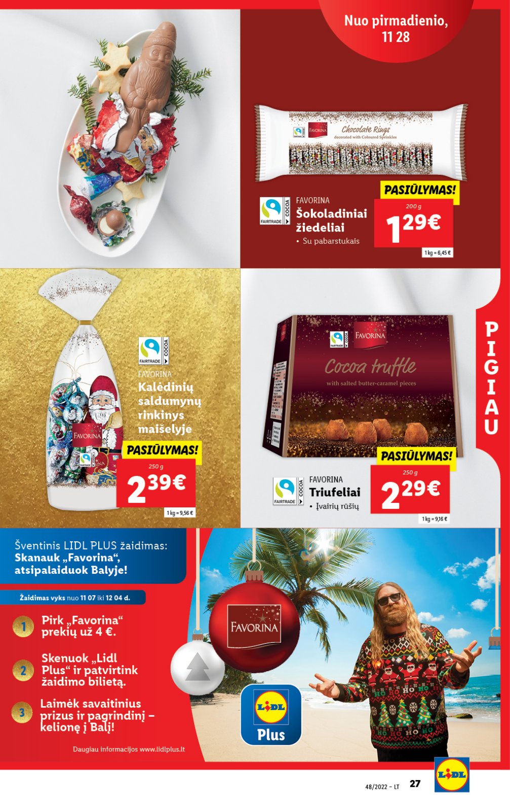 Lidl 'MAISTO PREKIŲ PASIŪLYMAI' 27 puslapis