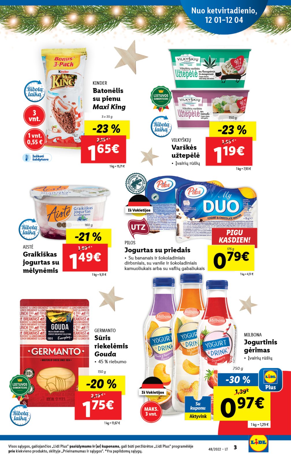 Lidl 'MAISTO PREKIŲ PASIŪLYMAI' 3 puslapis