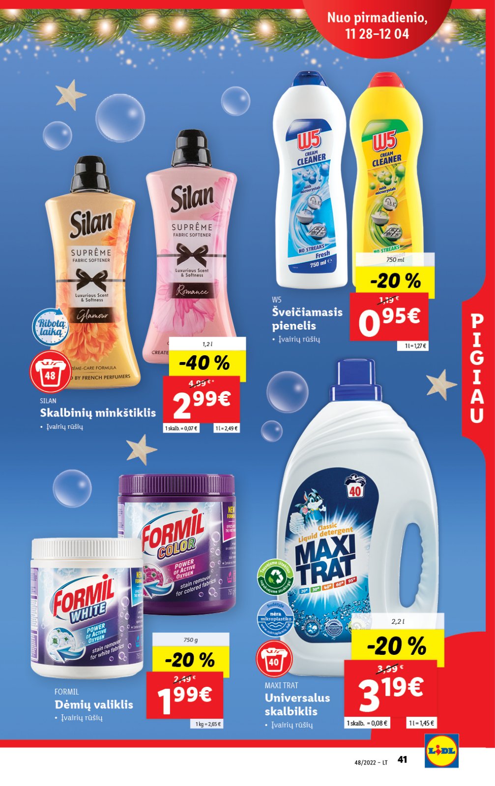 Lidl 'MAISTO PREKIŲ PASIŪLYMAI' 41 puslapis