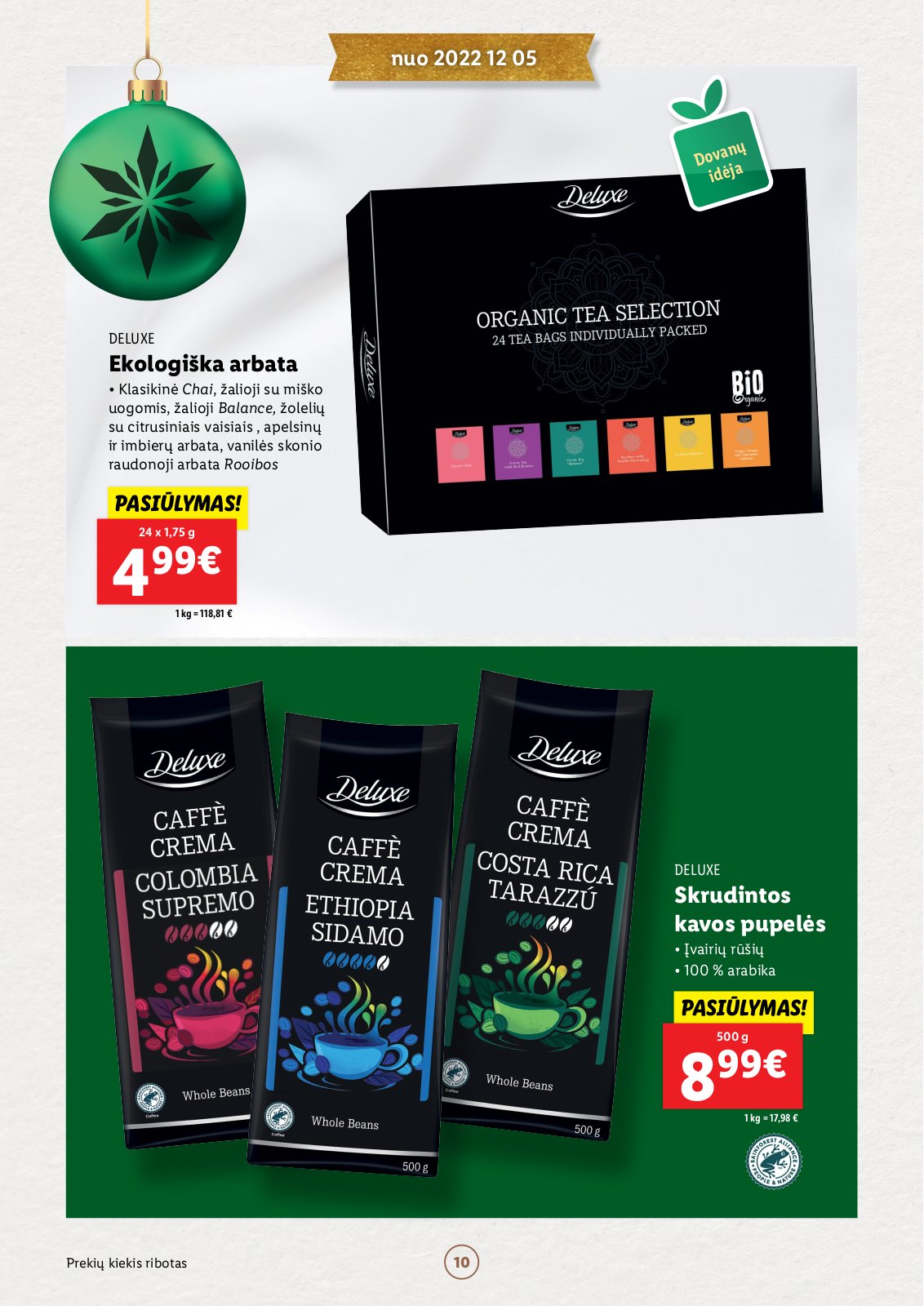Lidl 'Kalėdų katalogas Nr. 5 (nuo 12 05)' 10 puslapis