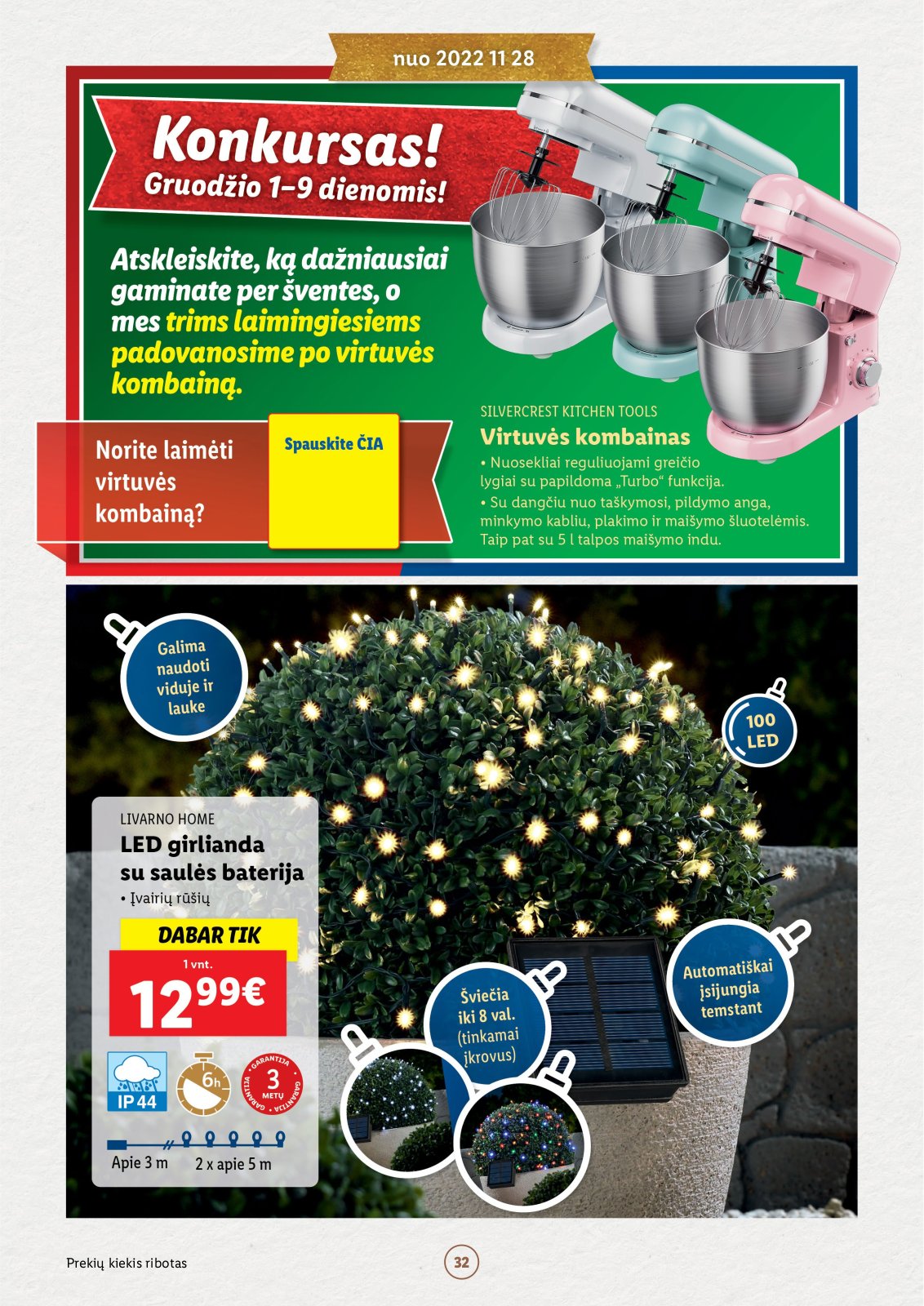Lidl 'Kalėdų katalogas Nr. 5 (nuo 12 05)' 32 puslapis