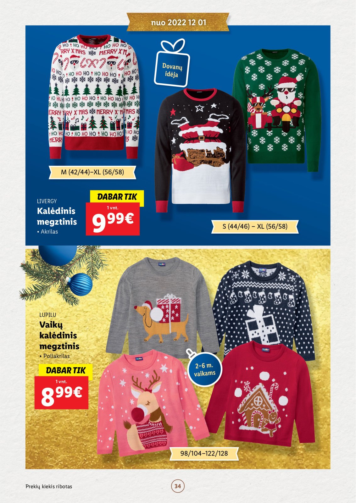 Lidl 'Kalėdų katalogas Nr. 5 (nuo 12 05)' 34 puslapis