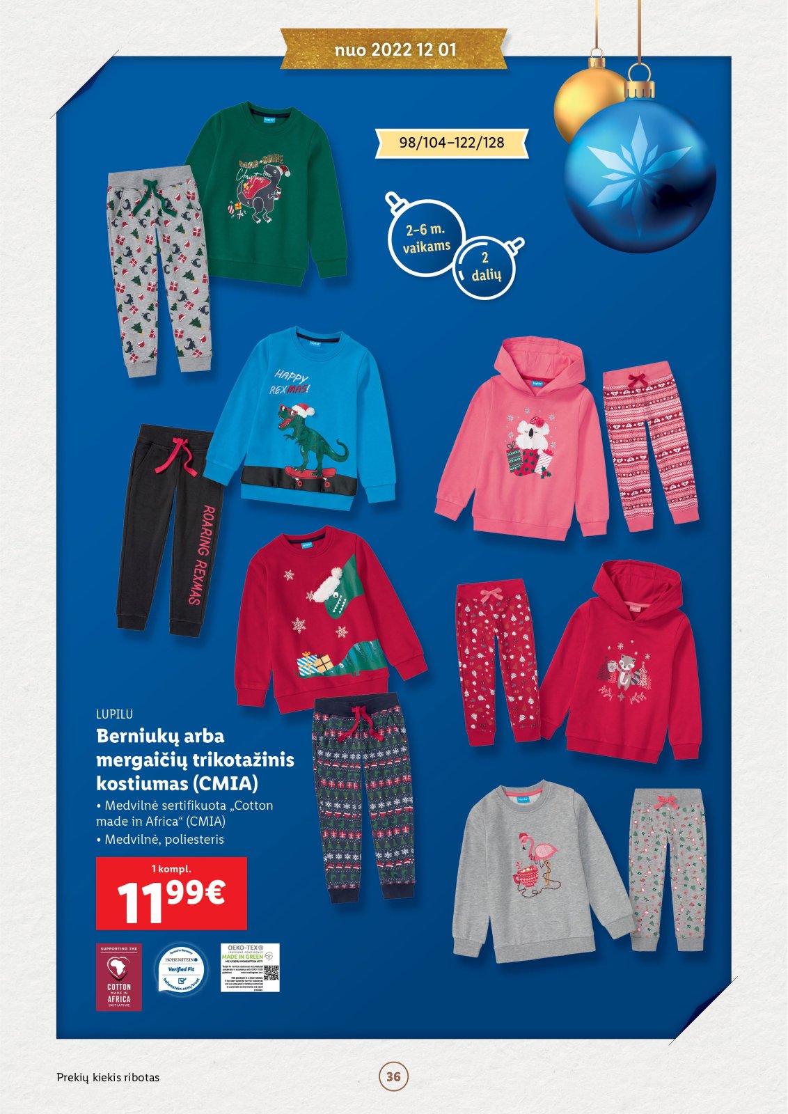 Lidl 'Kalėdų katalogas Nr. 5 (nuo 12 05)' 36 puslapis