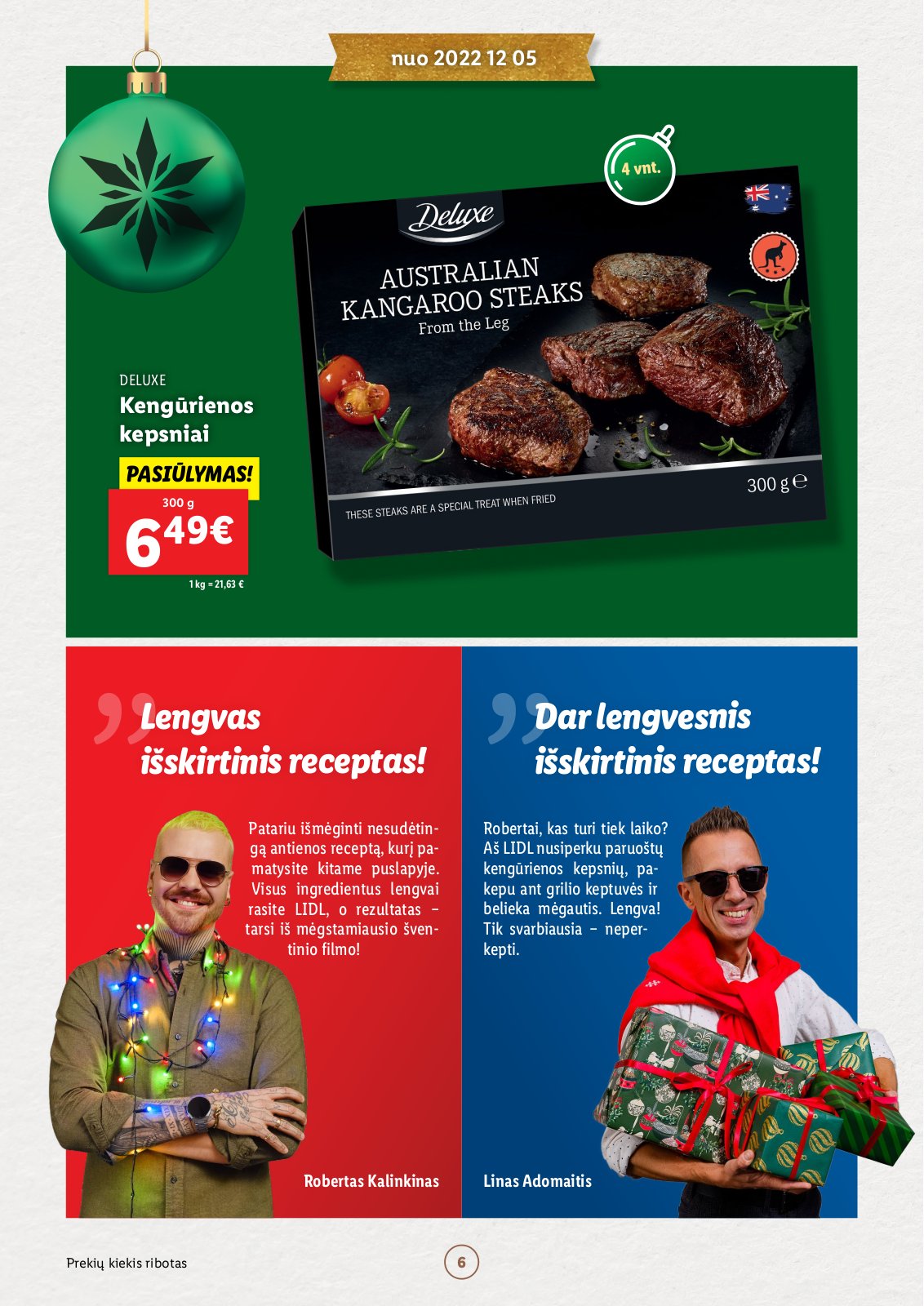 Lidl 'Kalėdų katalogas Nr. 5 (nuo 12 05)' 6 puslapis