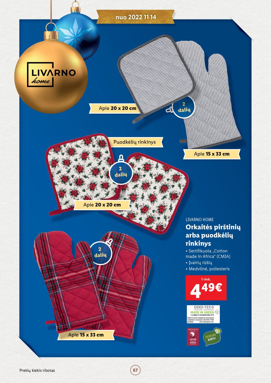Lidl 'Kalėdų katalogas Nr. 5 (nuo 12 05)' 67 puslapis