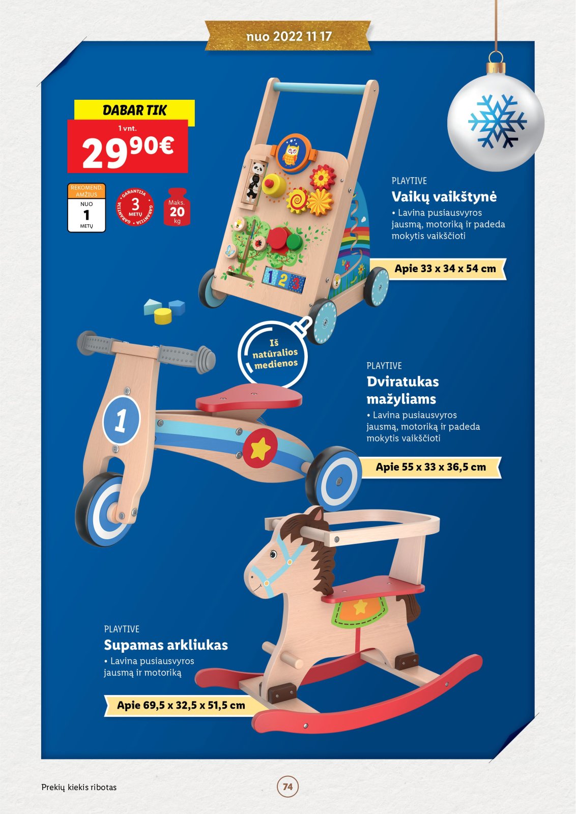 Lidl 'Kalėdų katalogas Nr. 5 (nuo 12 05)' 74 puslapis