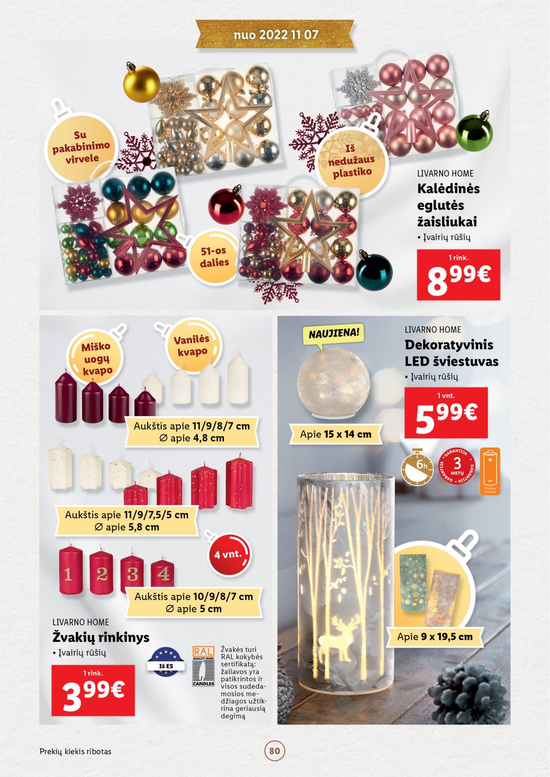 Lidl 'Kalėdų katalogas Nr. 5 (nuo 12 05)' 80 puslapis