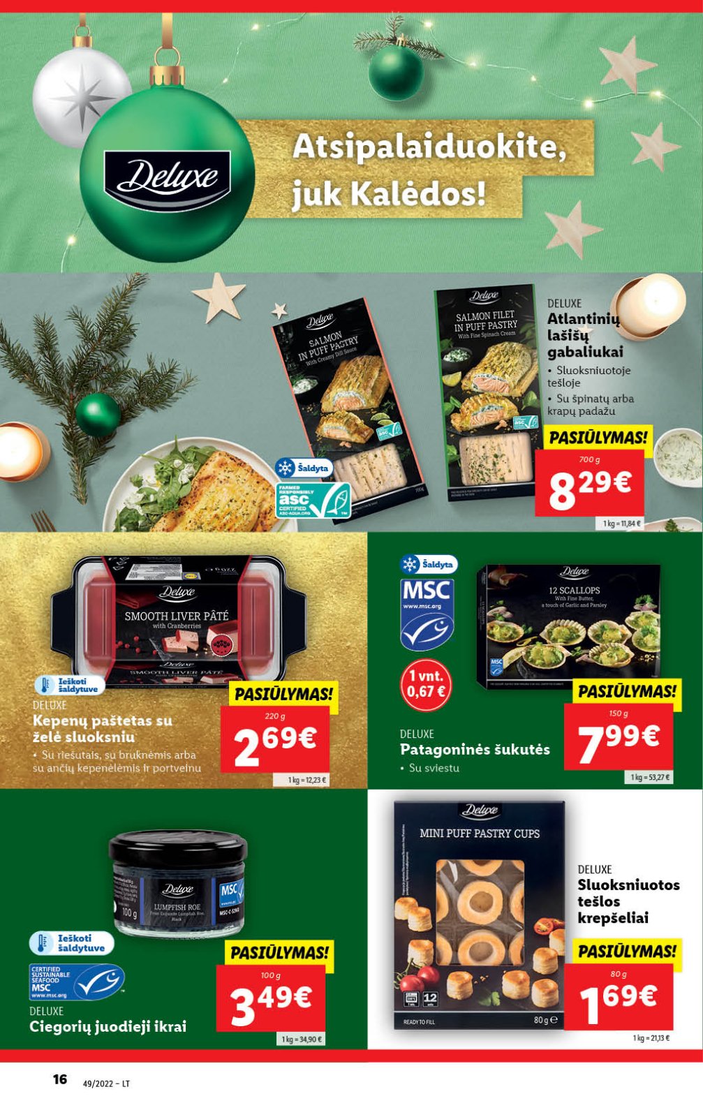 Lidl 'MAISTO PREKIŲ PASIŪLYMAI' 16 puslapis