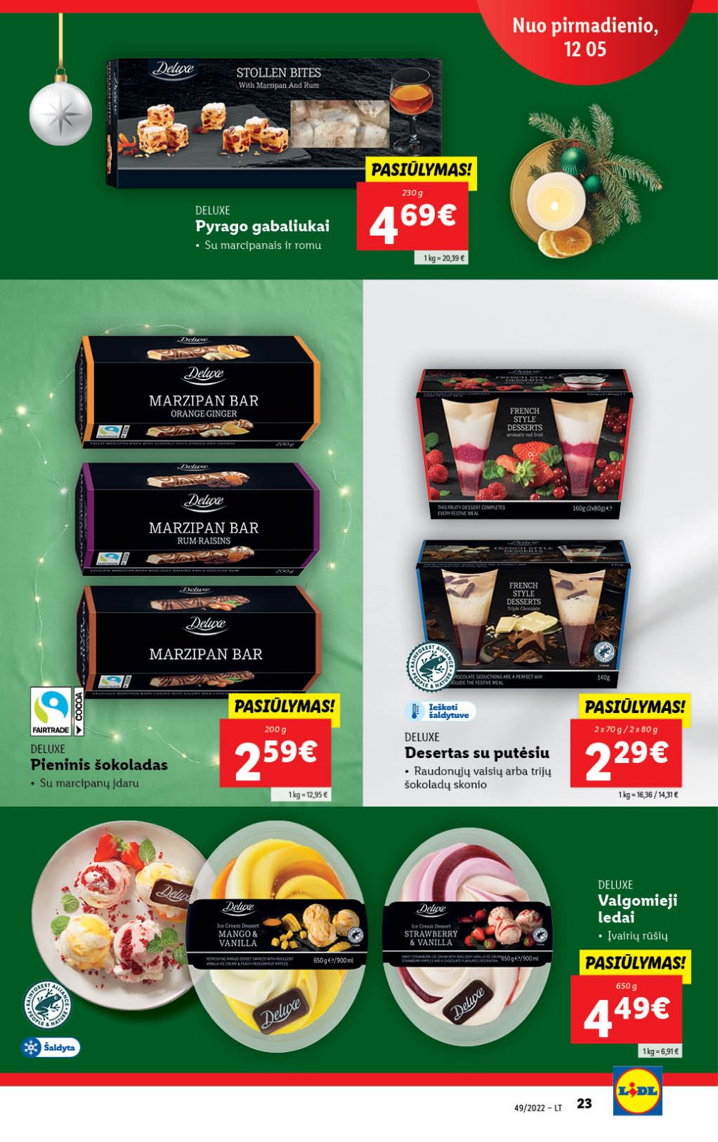 Lidl 'MAISTO PREKIŲ PASIŪLYMAI' 23 puslapis