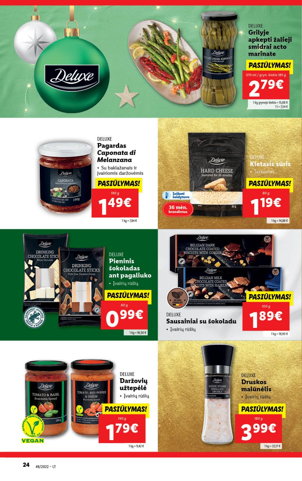 Lidl 'MAISTO PREKIŲ PASIŪLYMAI' 24 puslapis