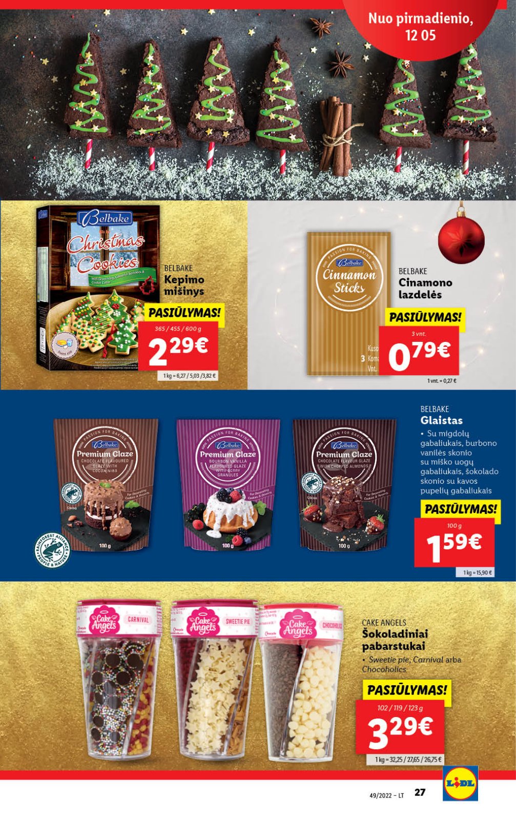 Lidl 'MAISTO PREKIŲ PASIŪLYMAI' 27 puslapis