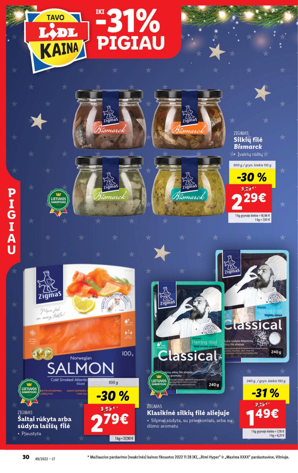 Lidl 'MAISTO PREKIŲ PASIŪLYMAI' 30 puslapis