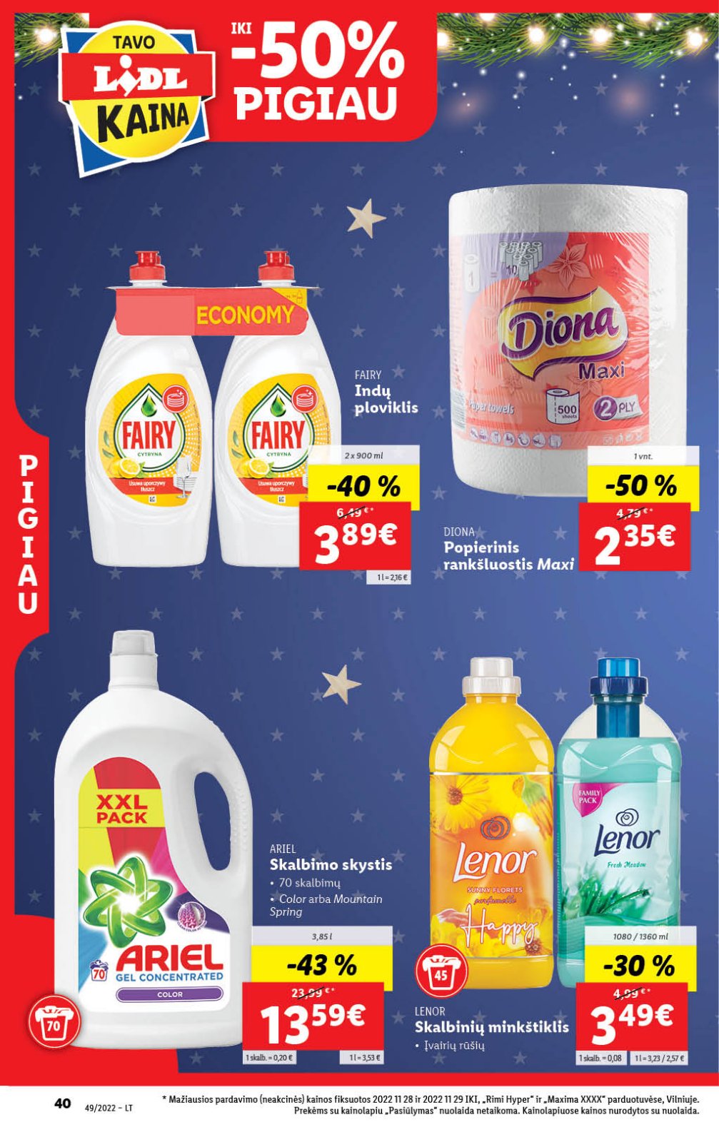 Lidl 'MAISTO PREKIŲ PASIŪLYMAI' 40 puslapis
