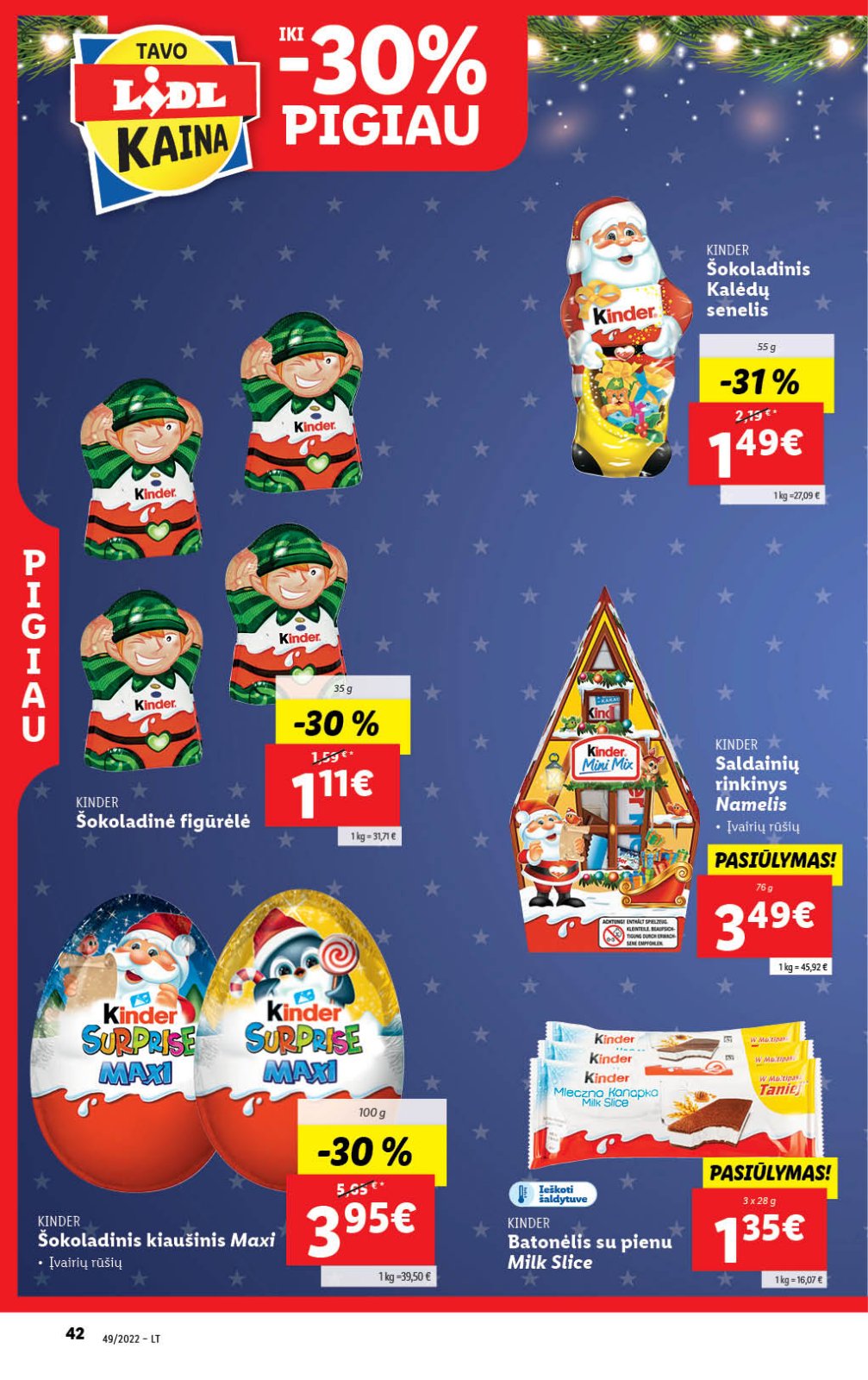 Lidl 'MAISTO PREKIŲ PASIŪLYMAI' 42 puslapis