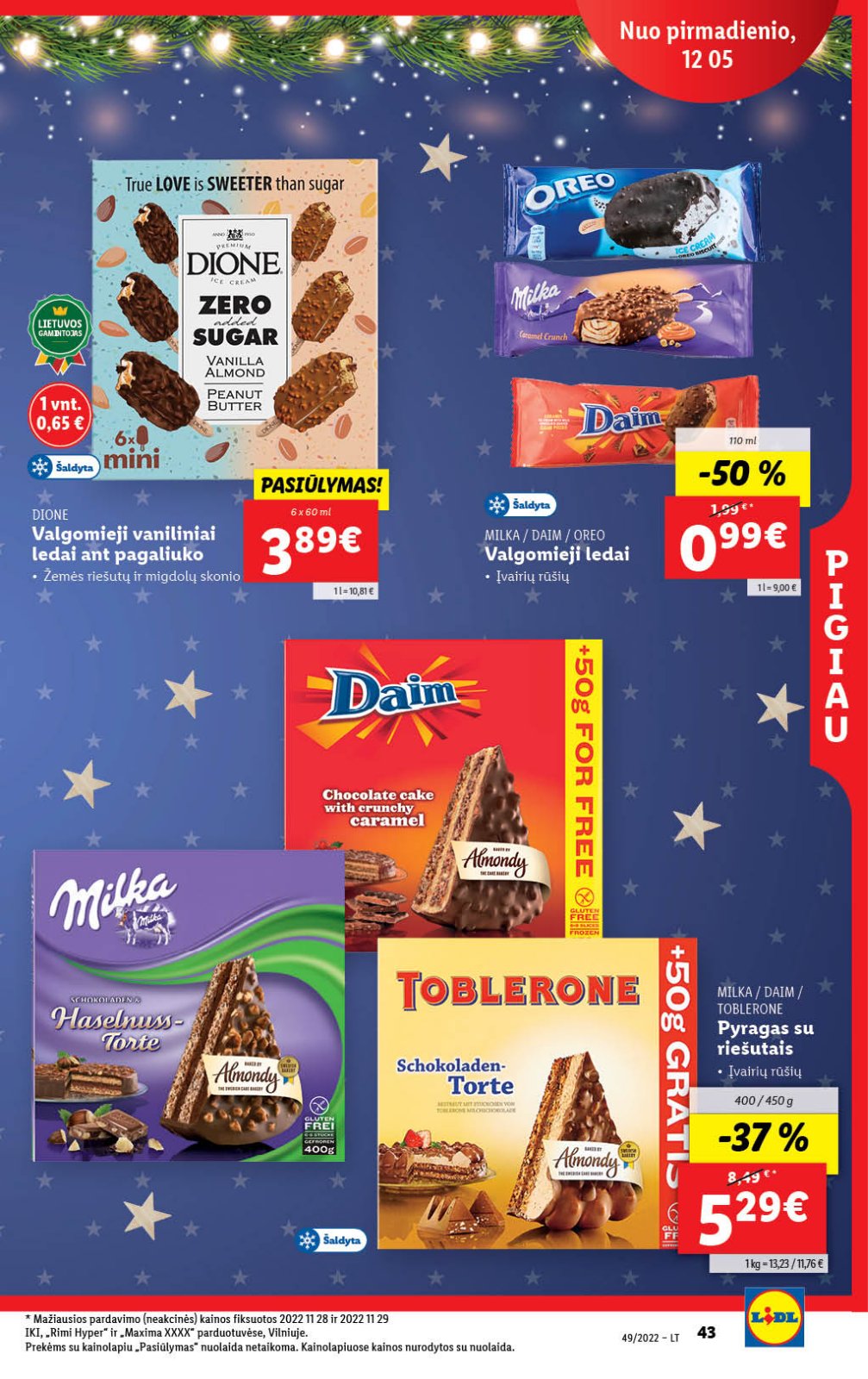 Lidl 'MAISTO PREKIŲ PASIŪLYMAI' 43 puslapis
