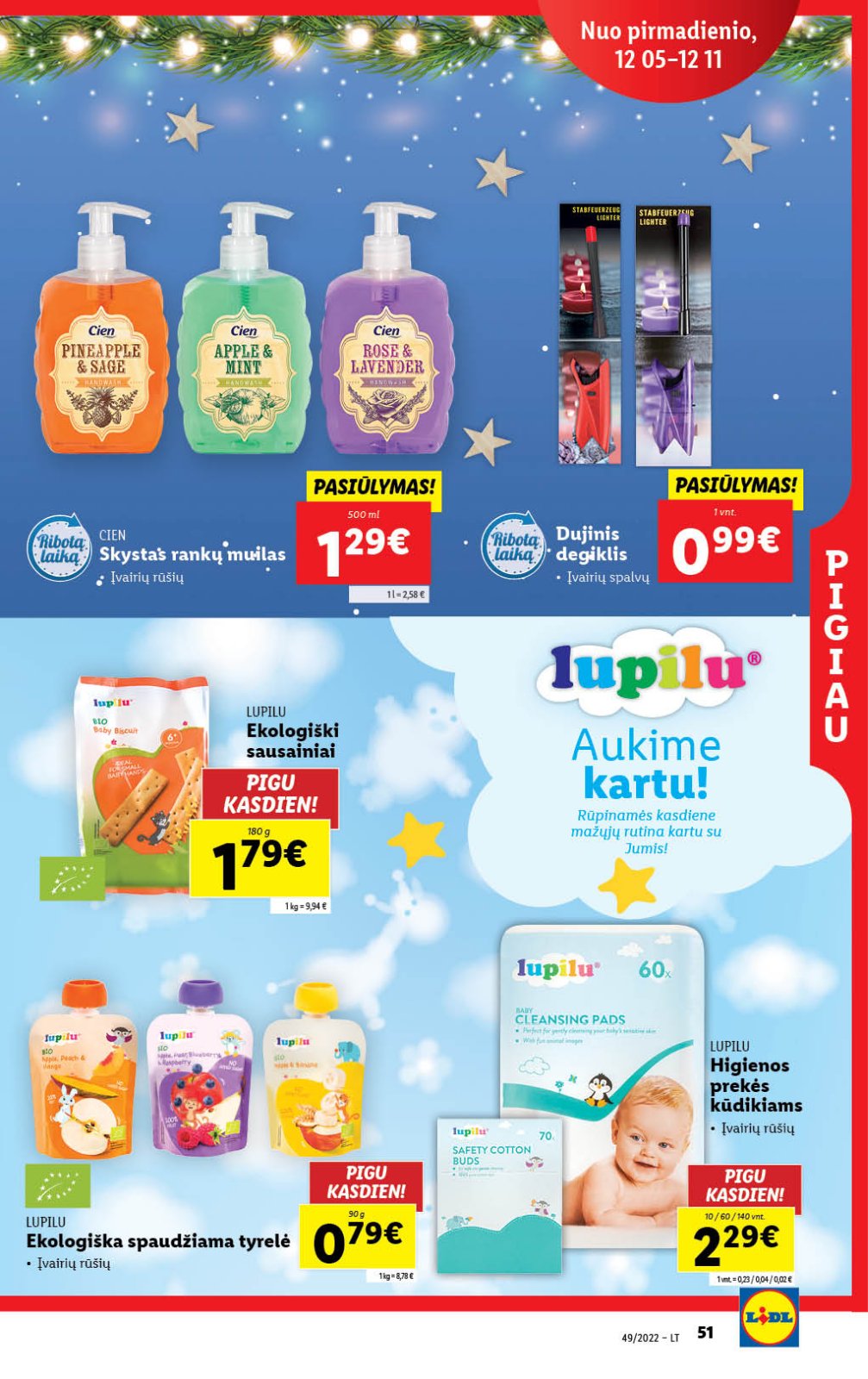 Lidl 'MAISTO PREKIŲ PASIŪLYMAI' 51 puslapis