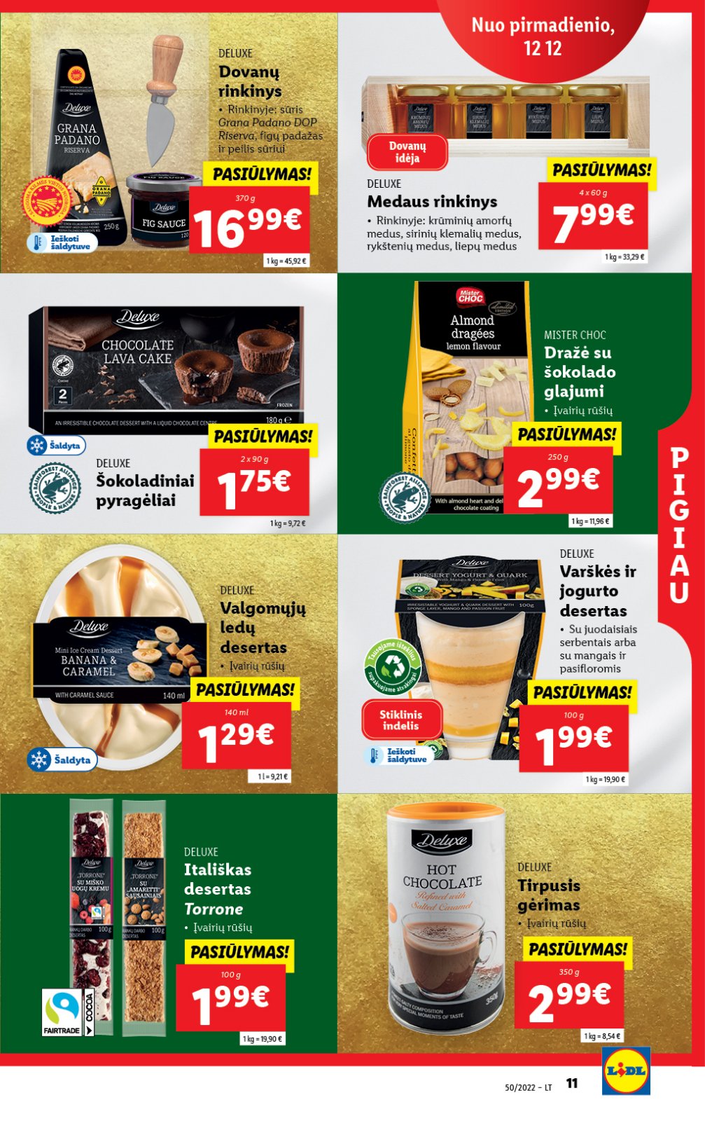 Lidl 'MAISTO PREKIŲ PASIŪLYMAI' 11 puslapis
