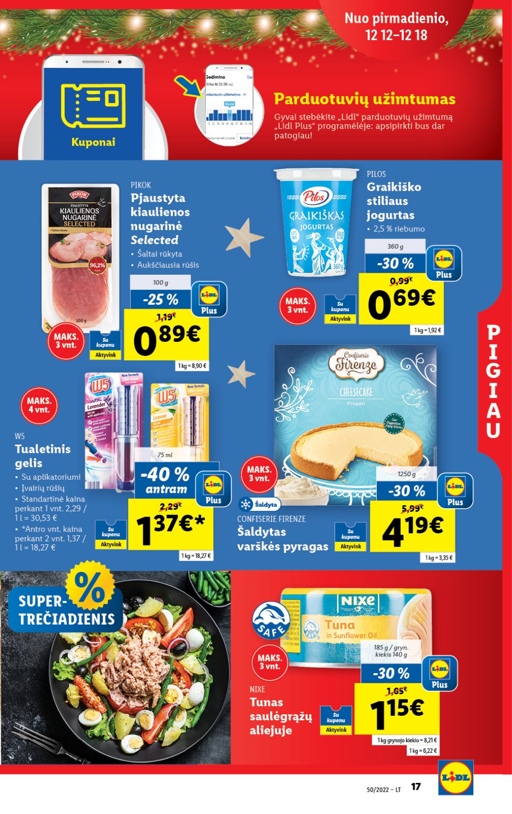 Lidl 'MAISTO PREKIŲ PASIŪLYMAI' 17 puslapis