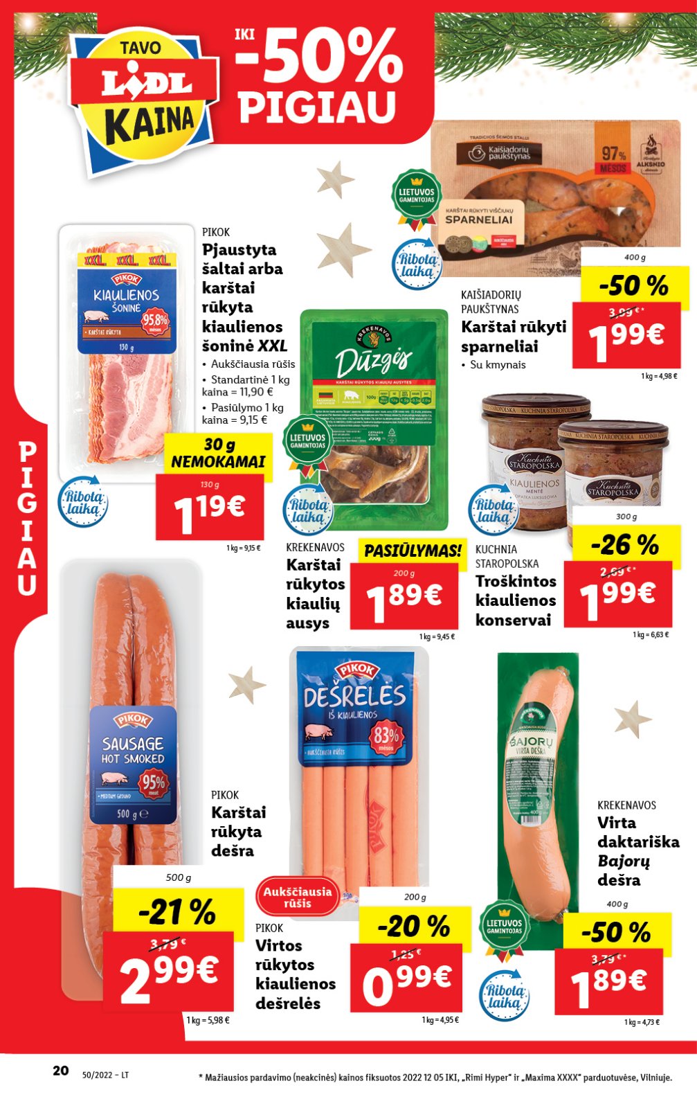 Lidl 'MAISTO PREKIŲ PASIŪLYMAI' 20 puslapis