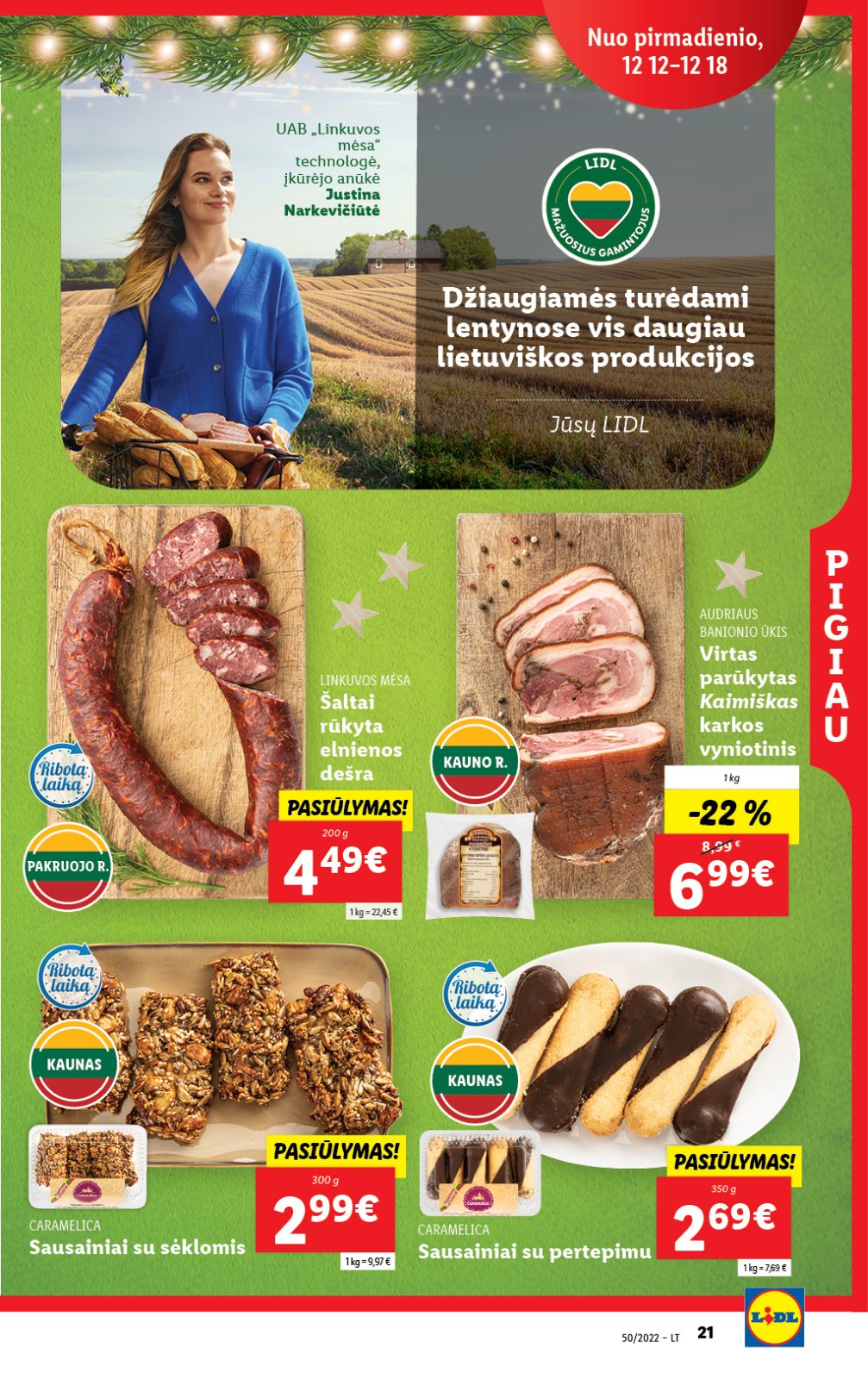 Lidl 'MAISTO PREKIŲ PASIŪLYMAI' 21 puslapis