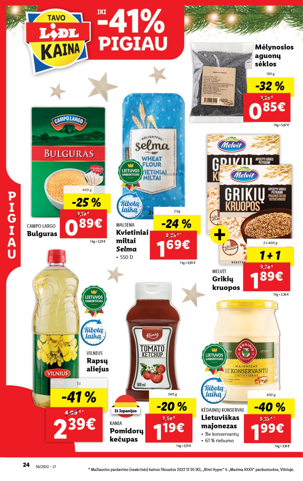 Lidl 'MAISTO PREKIŲ PASIŪLYMAI' 24 puslapis