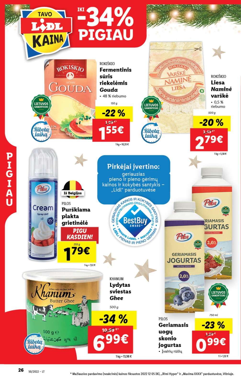 Lidl 'MAISTO PREKIŲ PASIŪLYMAI' 26 puslapis