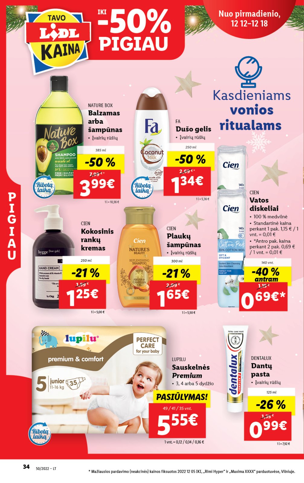Lidl 'MAISTO PREKIŲ PASIŪLYMAI' 34 puslapis