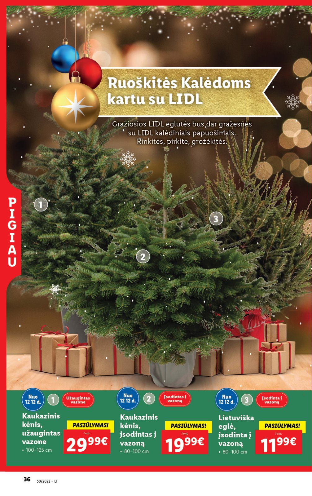 Lidl 'MAISTO PREKIŲ PASIŪLYMAI' 36 puslapis