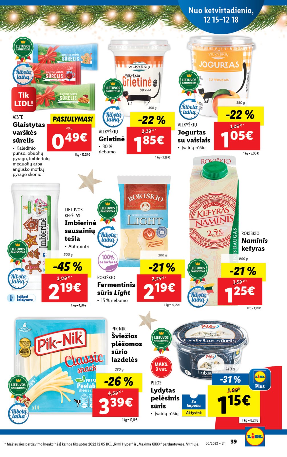 Lidl 'MAISTO PREKIŲ PASIŪLYMAI' 41 puslapis